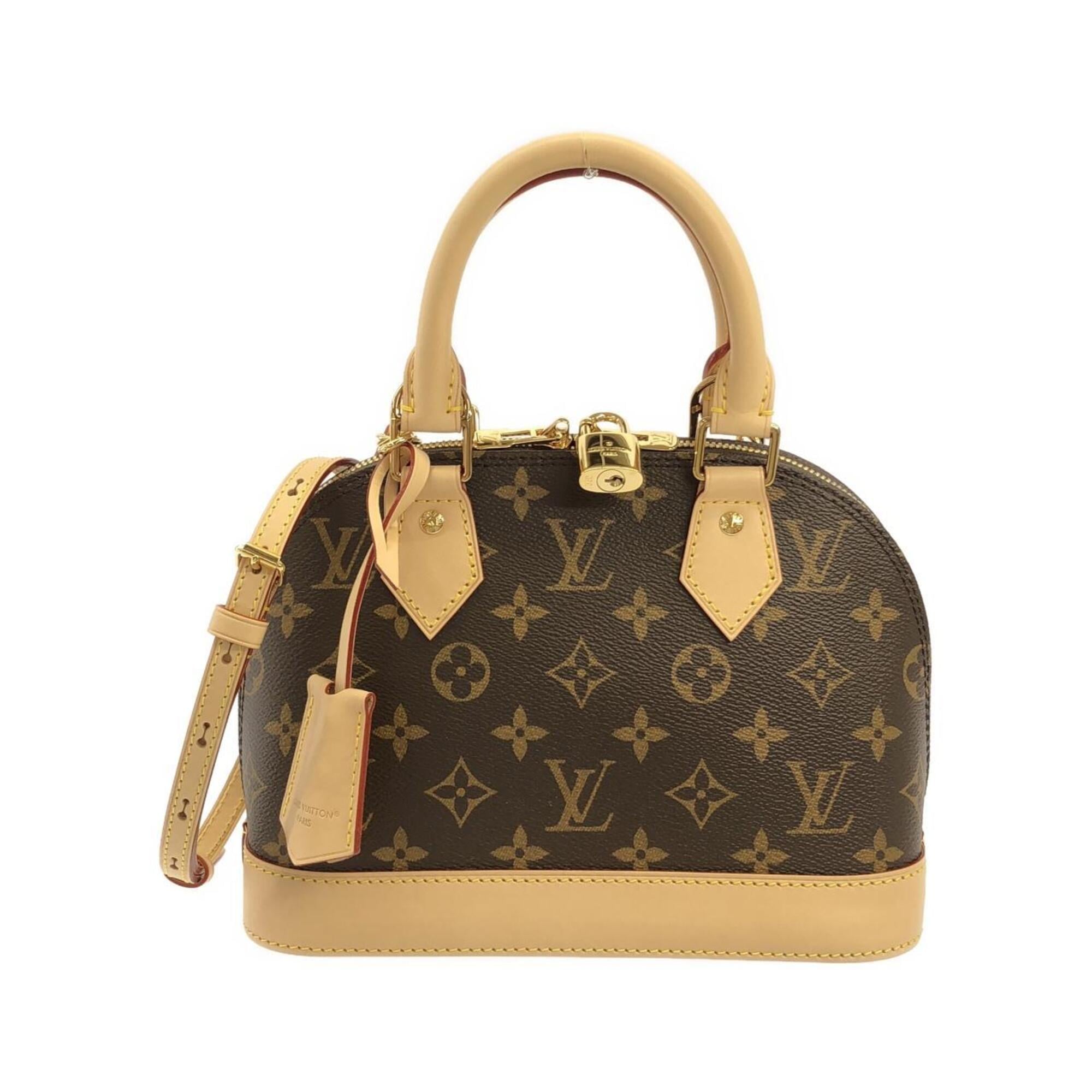Louis Vuitton Brown Coated Canvas Handbag (Pre-Owned)