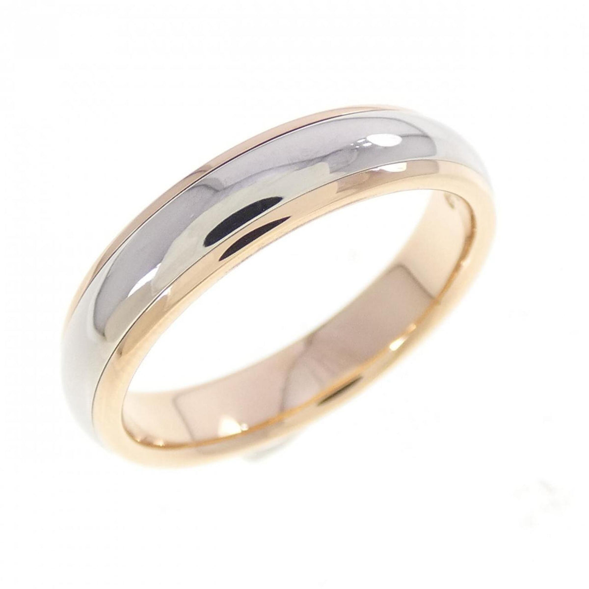 Tiffany Pink Gold (18K) Platinum 950 Band Ring (Pre-Owned)