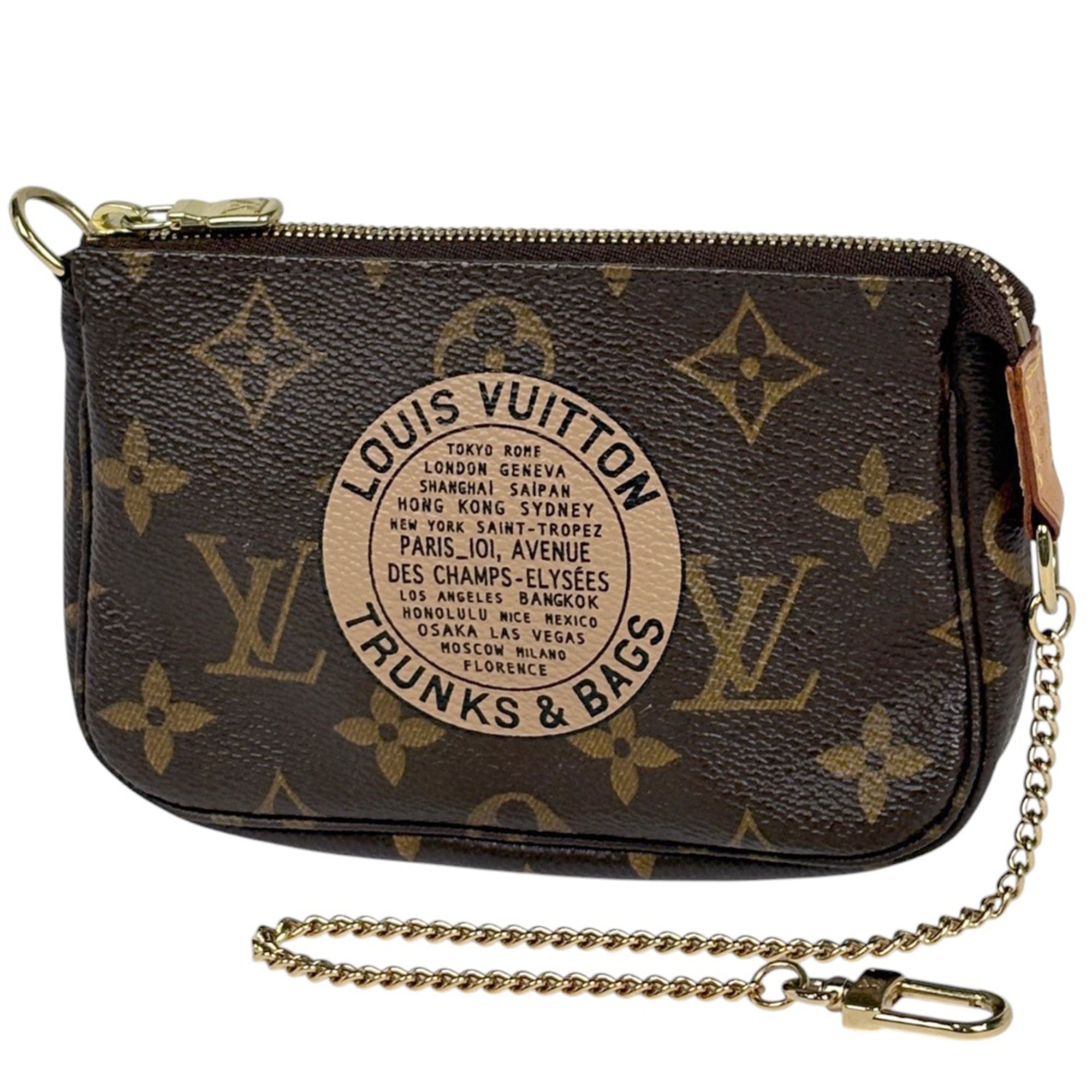 Louis Vuitton Brown Monogram Pochette Pouch (Pre-Owned)