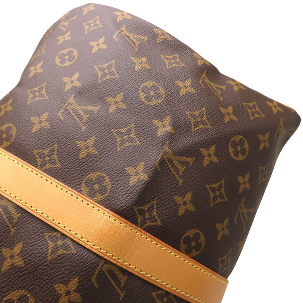 Louis Vuitton Brown Monogram Canvas Boston Bag (Pre-Owned)