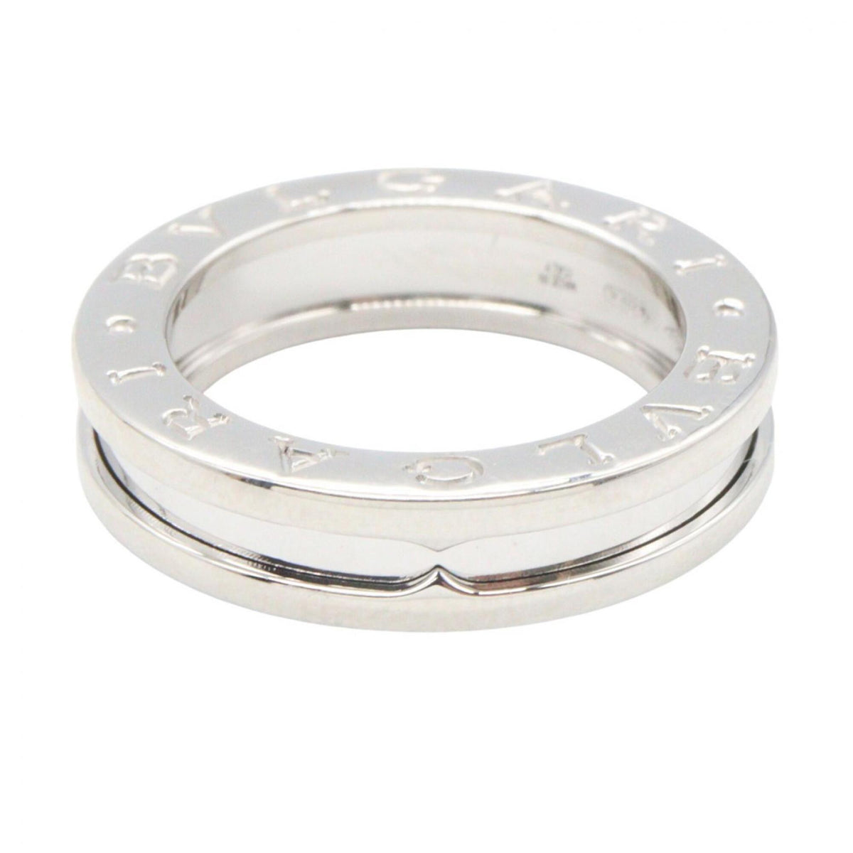 Bvlgari Silver White Gold (18K) Band Ring (Pre-Owned)