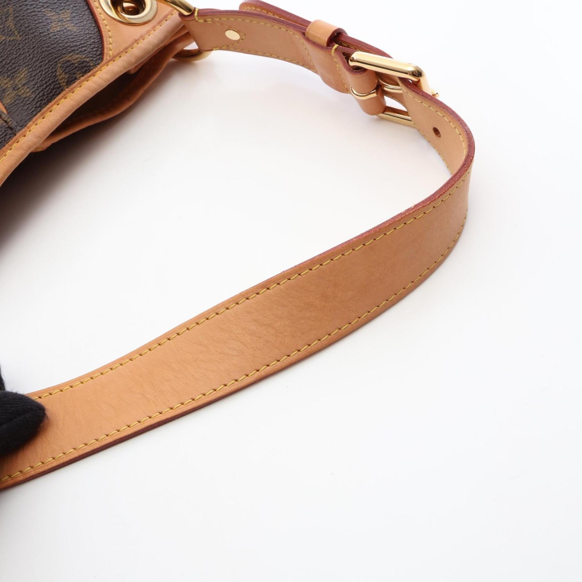 Louis Vuitton Brown Monogram Coated Canvas Leather Handbag Shoulder Bag (Pre-Owned)