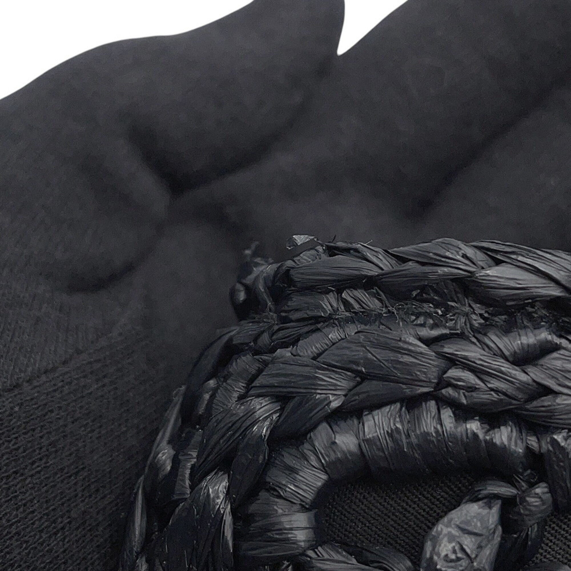 Prada Black Raffia Clutch Bag (Pre-Owned)