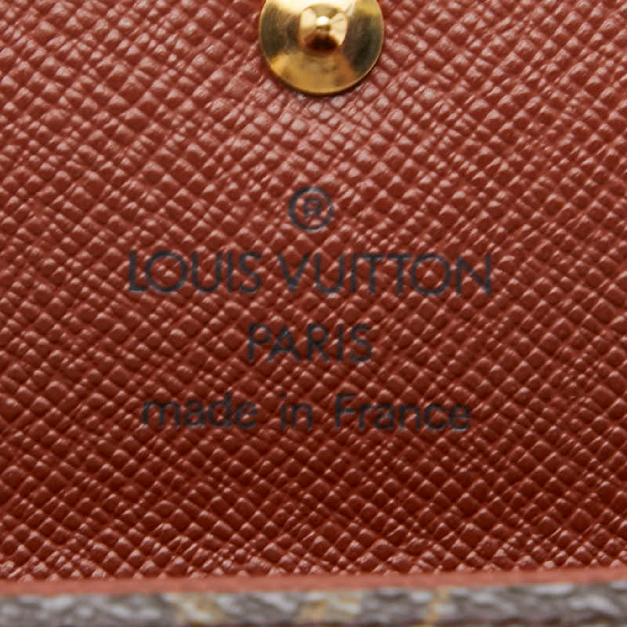 Louis Vuitton Monogram Brown Pvc Leather Coin Purse/Coin Case (Pre-Owned)