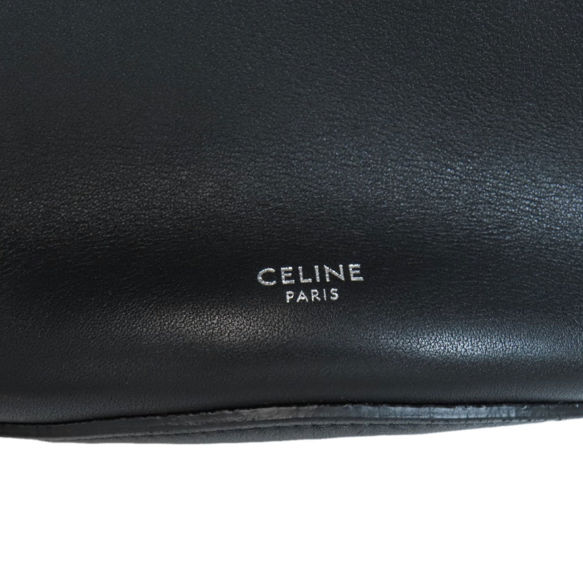 Celine Black Leather Shoulder Bag (Pre-Owned)