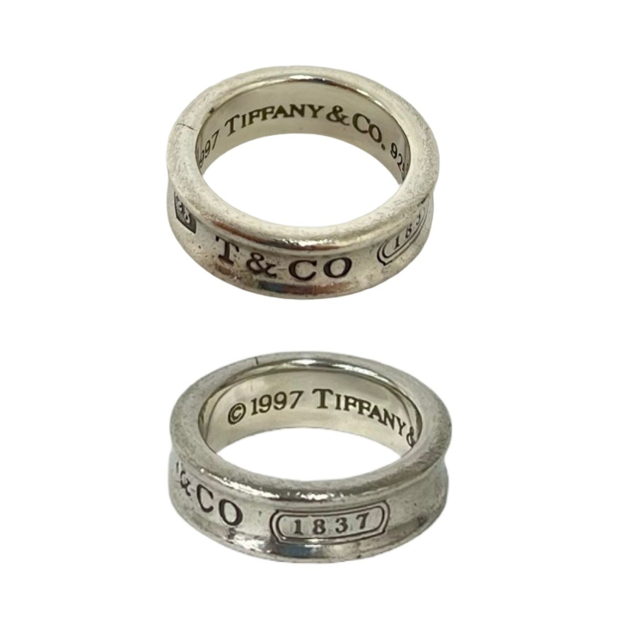 Tiffany Silver Silver 925 Band Ring (Pre-Owned)