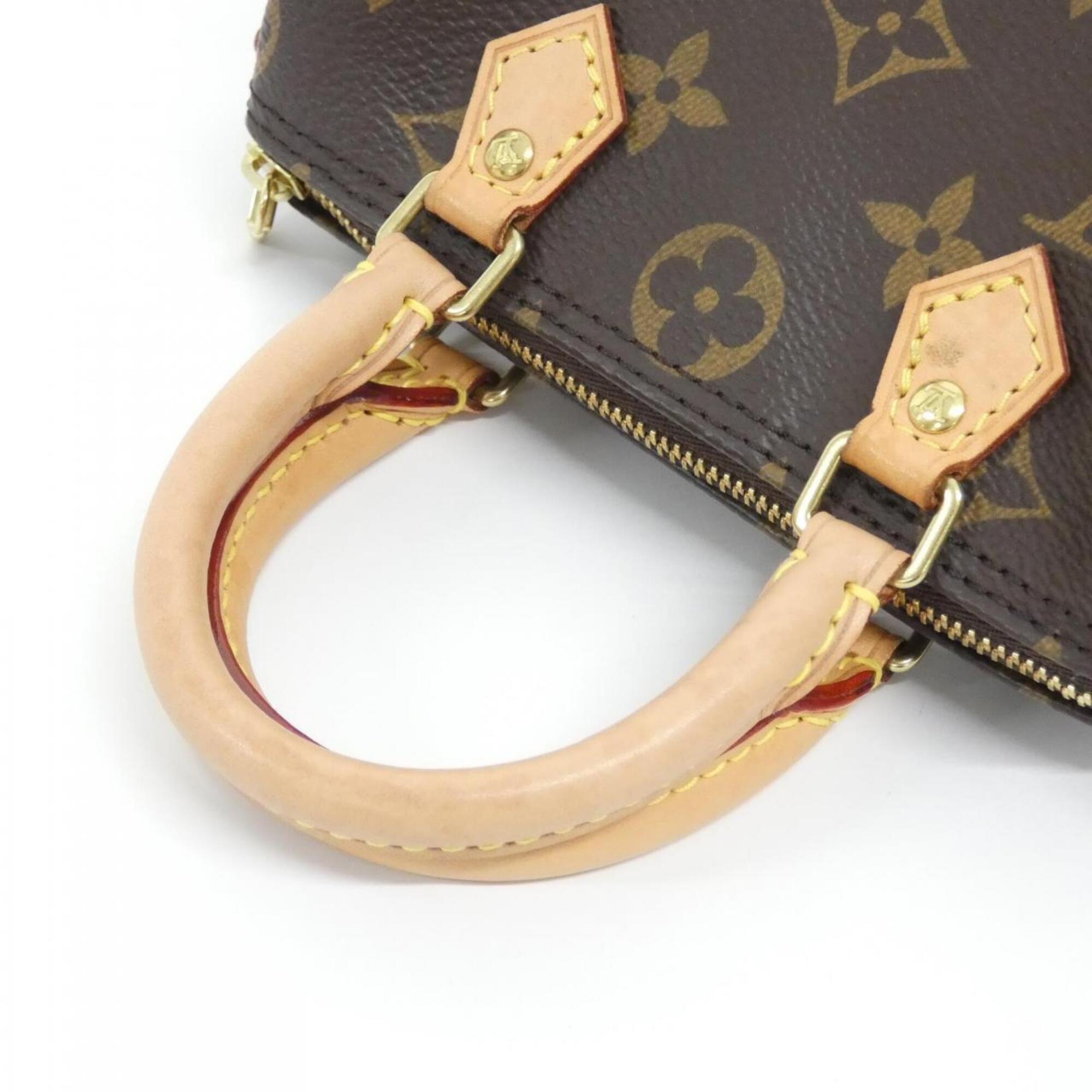 Louis Vuitton Marron Coated Canvas Boston Bag (Pre-Owned)