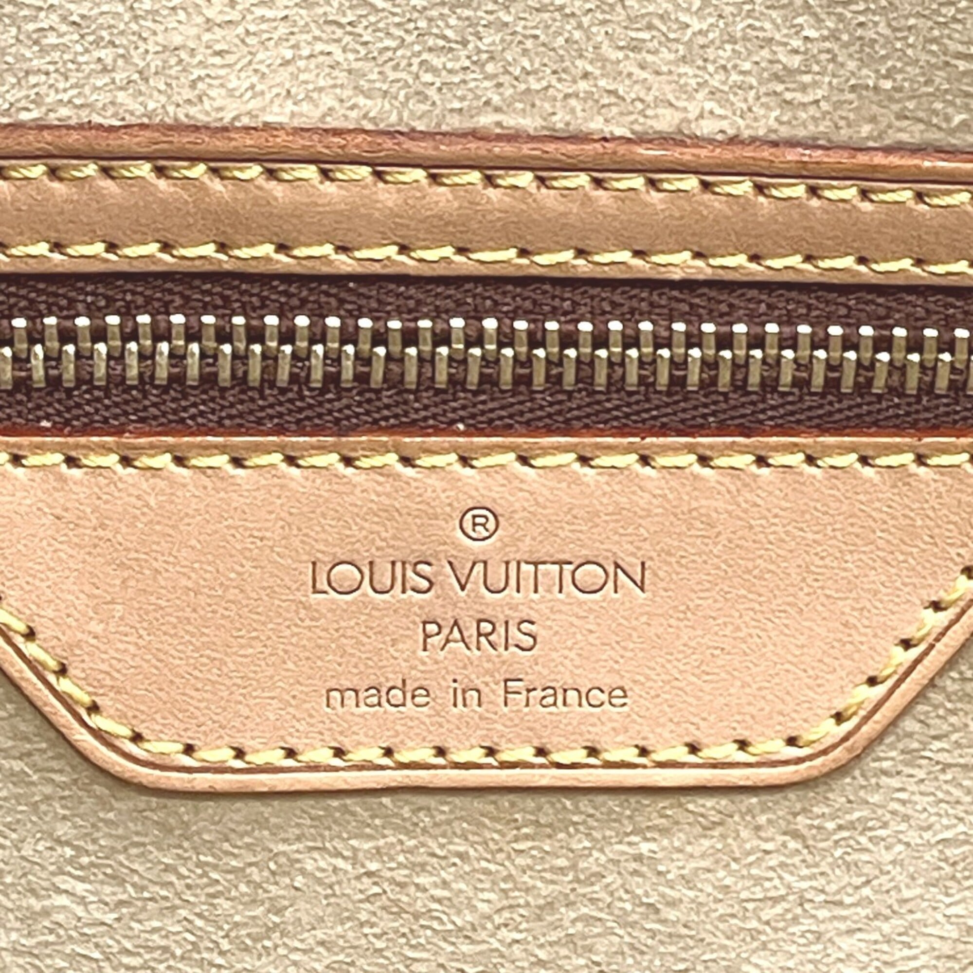 Louis Vuitton Brown Pvc Leather Tote Bag (Pre-Owned)