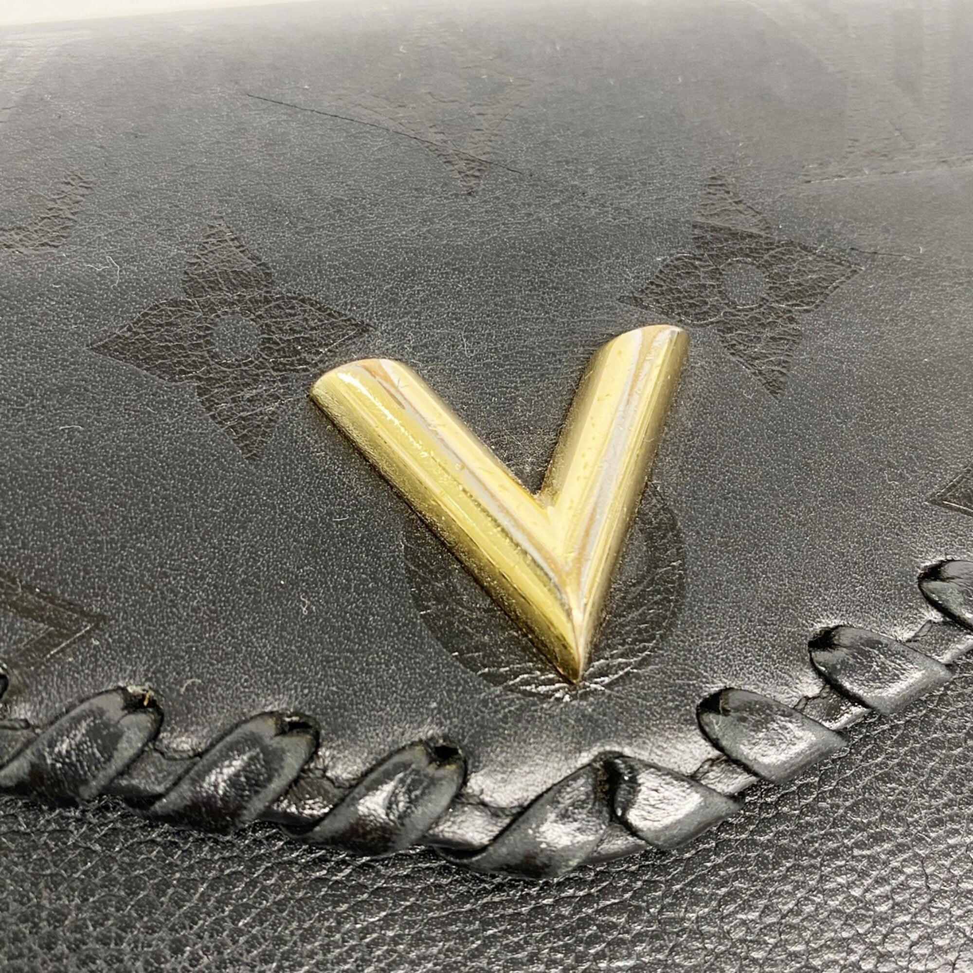 Louis Vuitton Noir Long Wallet (Bi-Fold) (Pre-Owned)