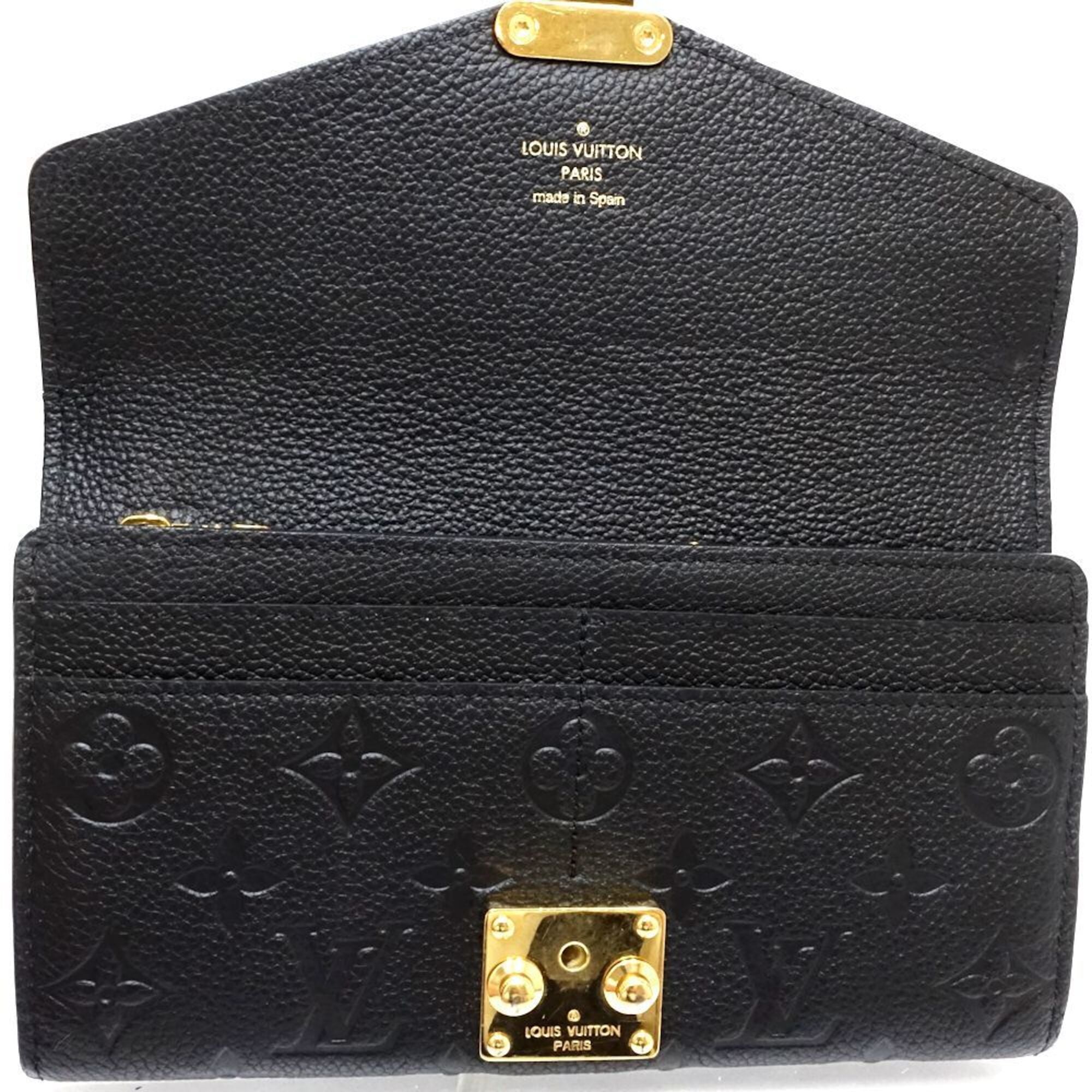 Louis Vuitton Noir Monogram Empreinte Wallet (Bi-Fold) (Pre-Owned)