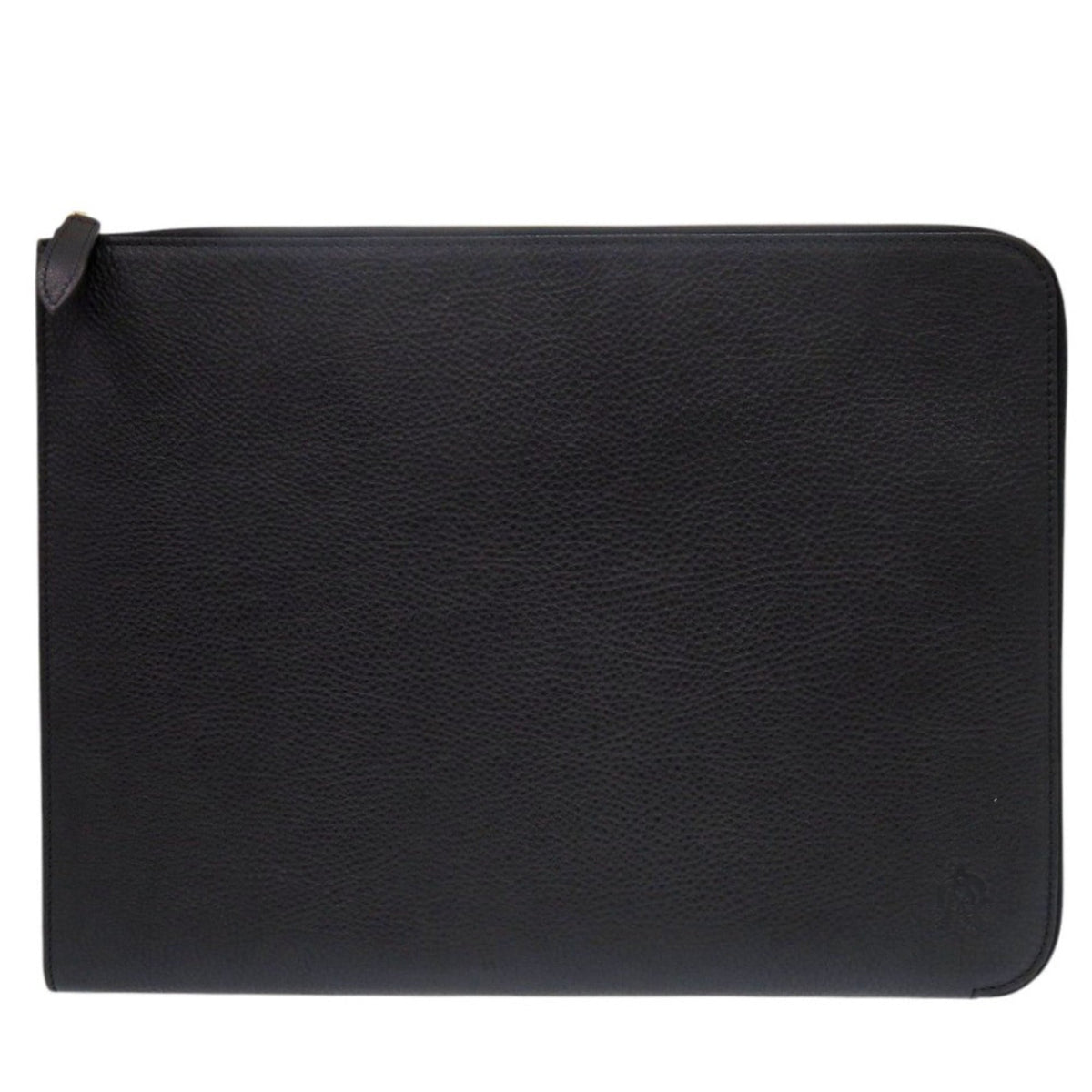 Dunhill Black Leather Clutch Bag (Pre-Owned)