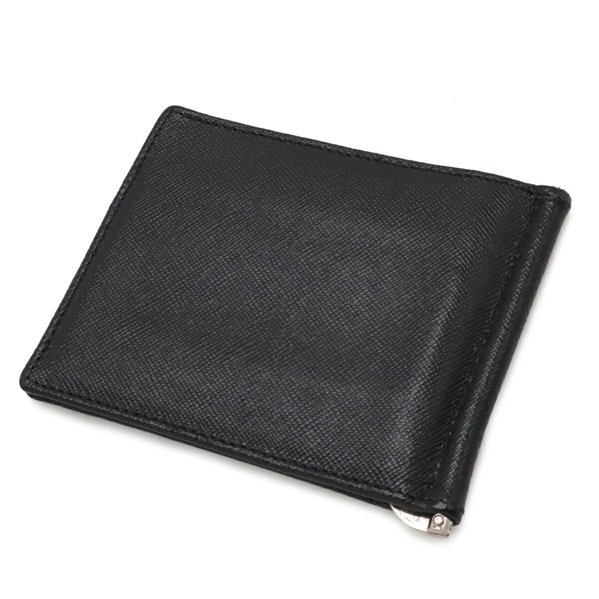 Prada Black Nero Saffiano Wallet (Bi-Fold) (Pre-Owned)