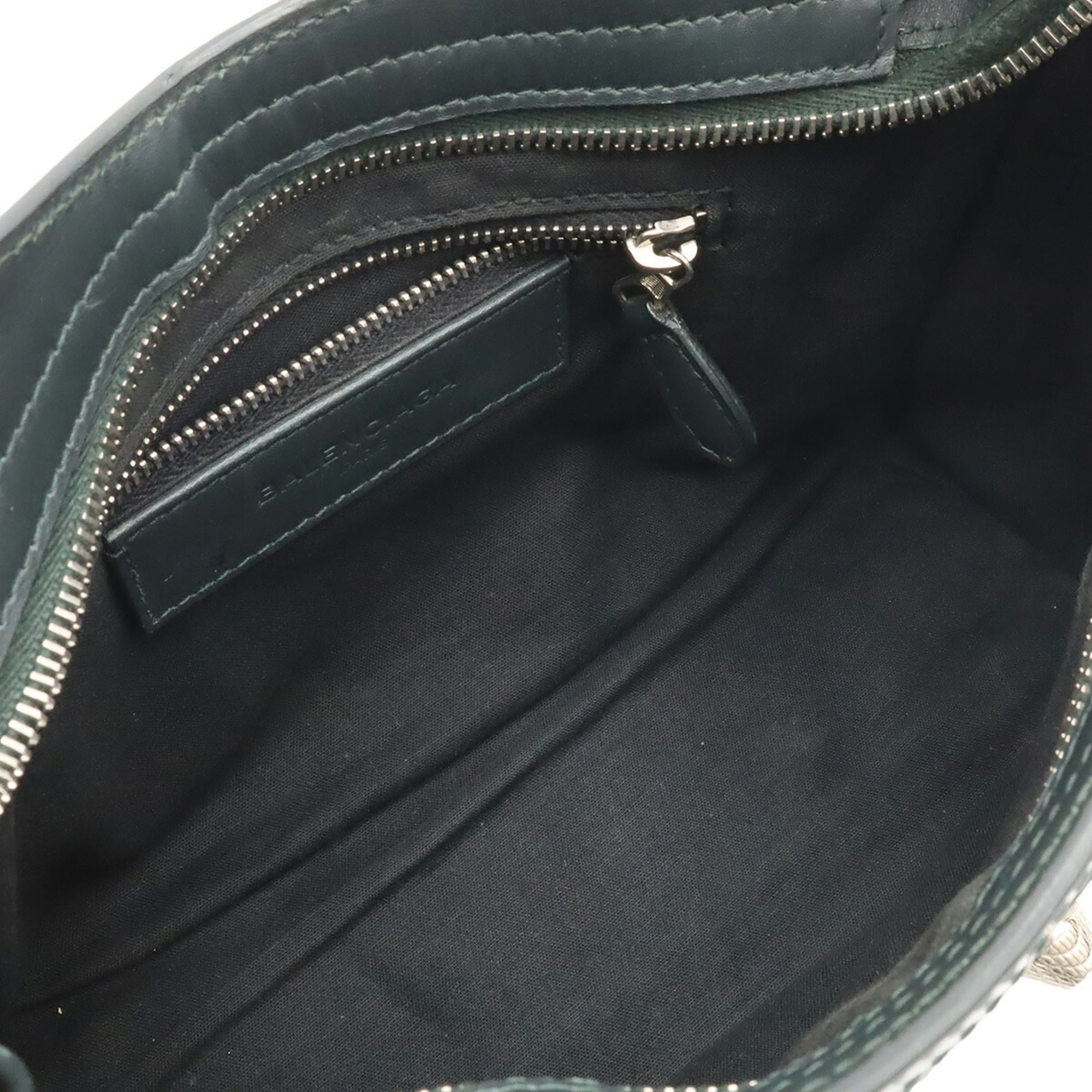 Balenciaga Dark Green Leather Handbag (Pre-Owned)