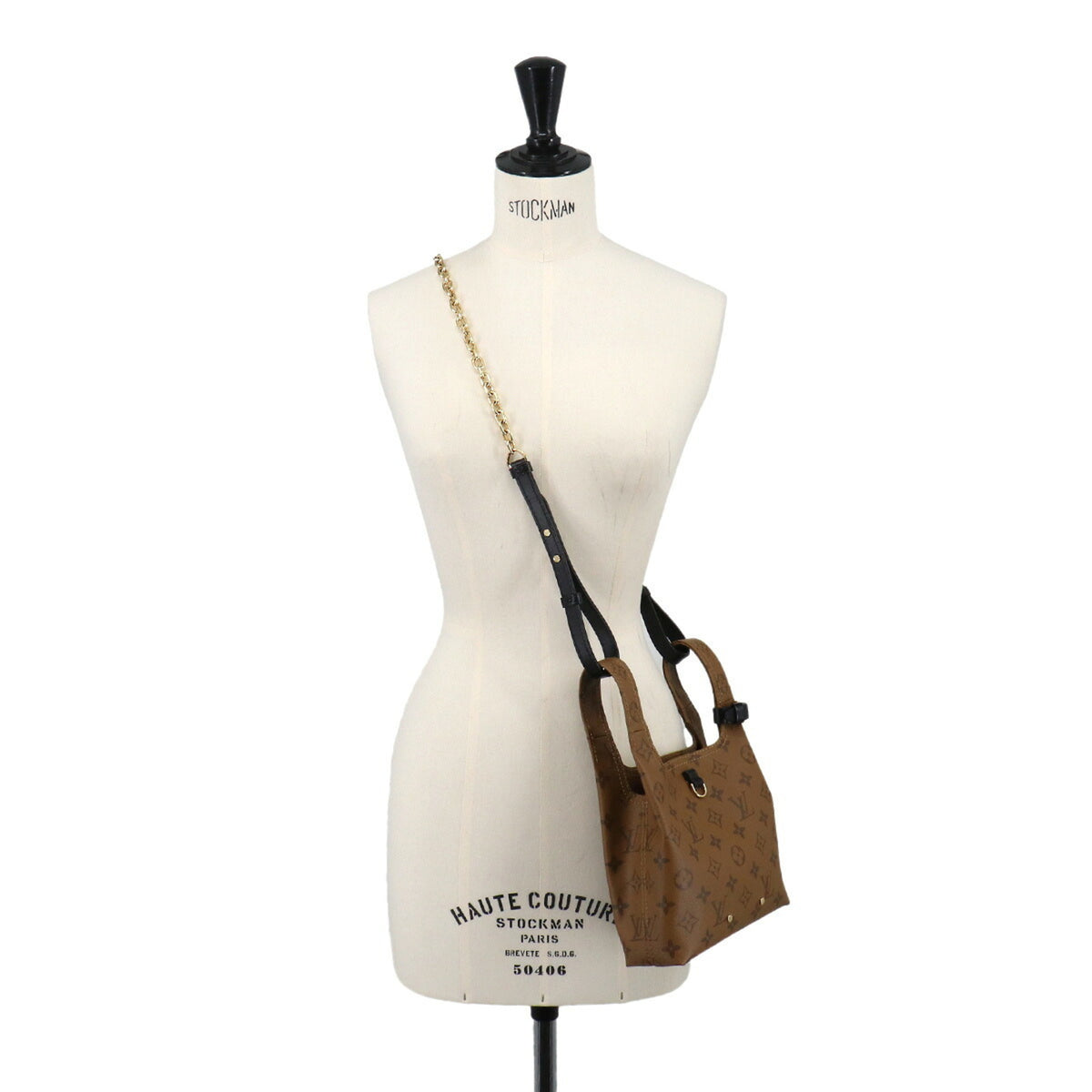 Louis Vuitton Brown Monogram Reverse Monogram Reverse Leather Handbag (Pre-Owned)
