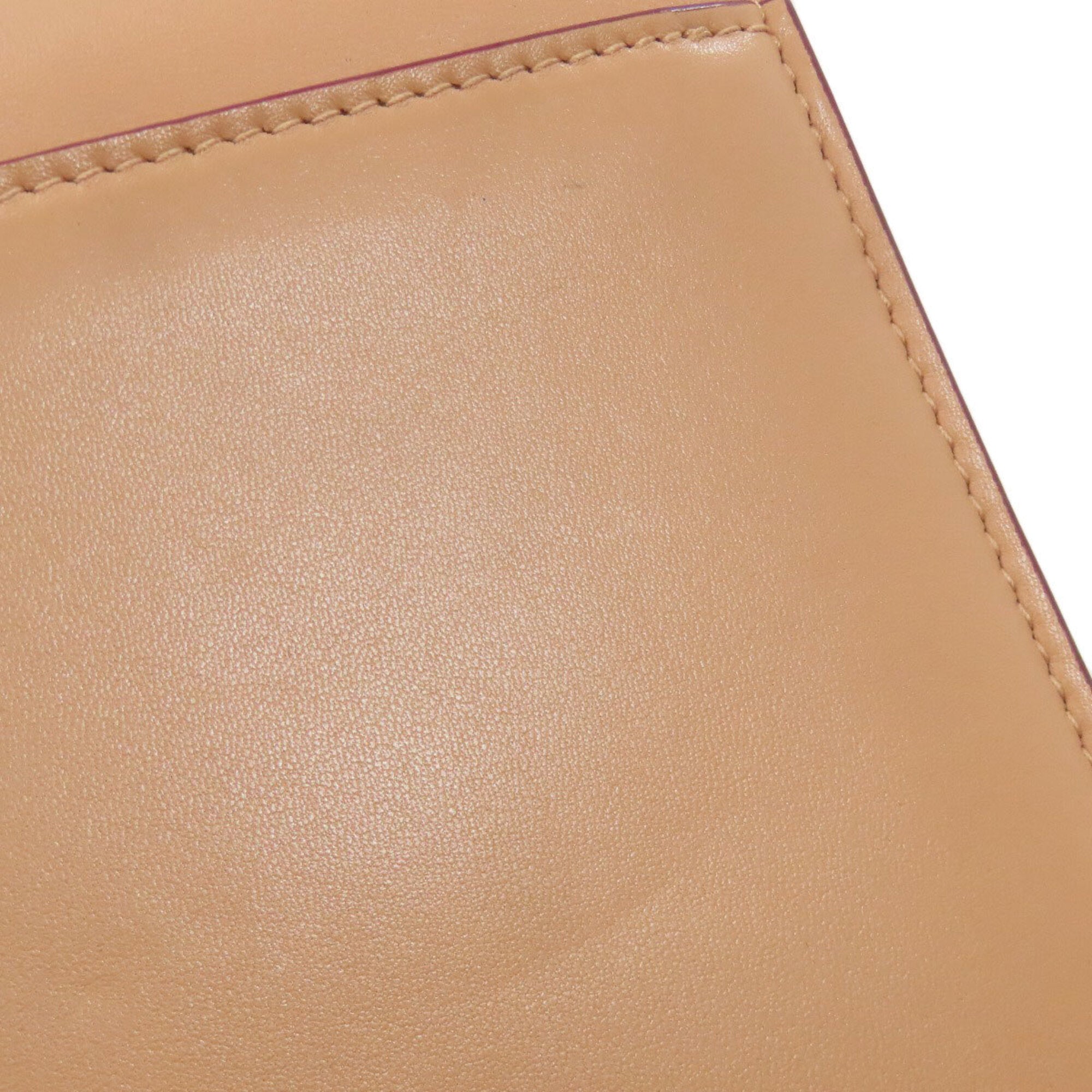 Bvlgari Beige Leather Handbag (Pre-Owned)