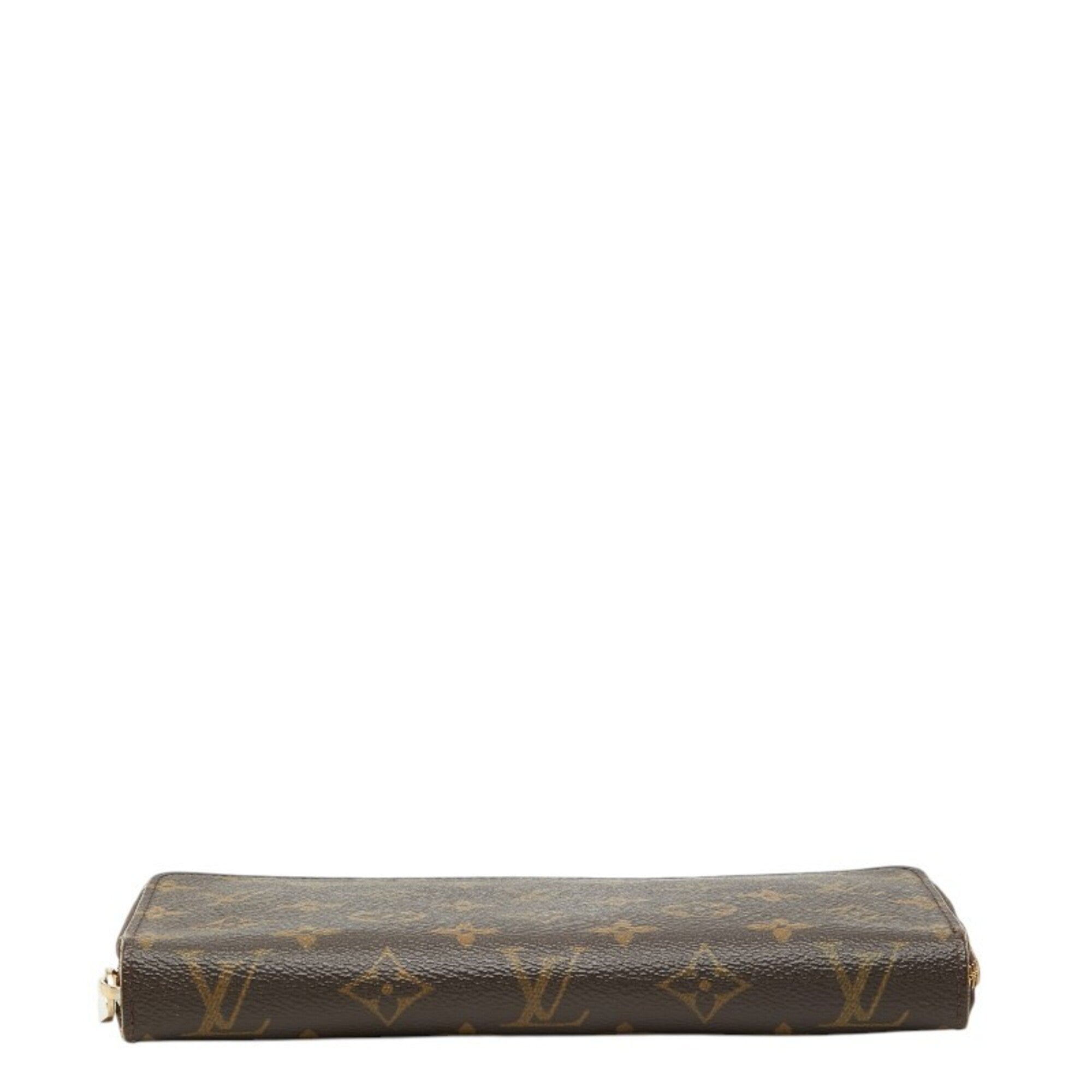 Louis Vuitton Brown Pvc Leather Long Wallet (Bi-Fold) (Pre-Owned)
