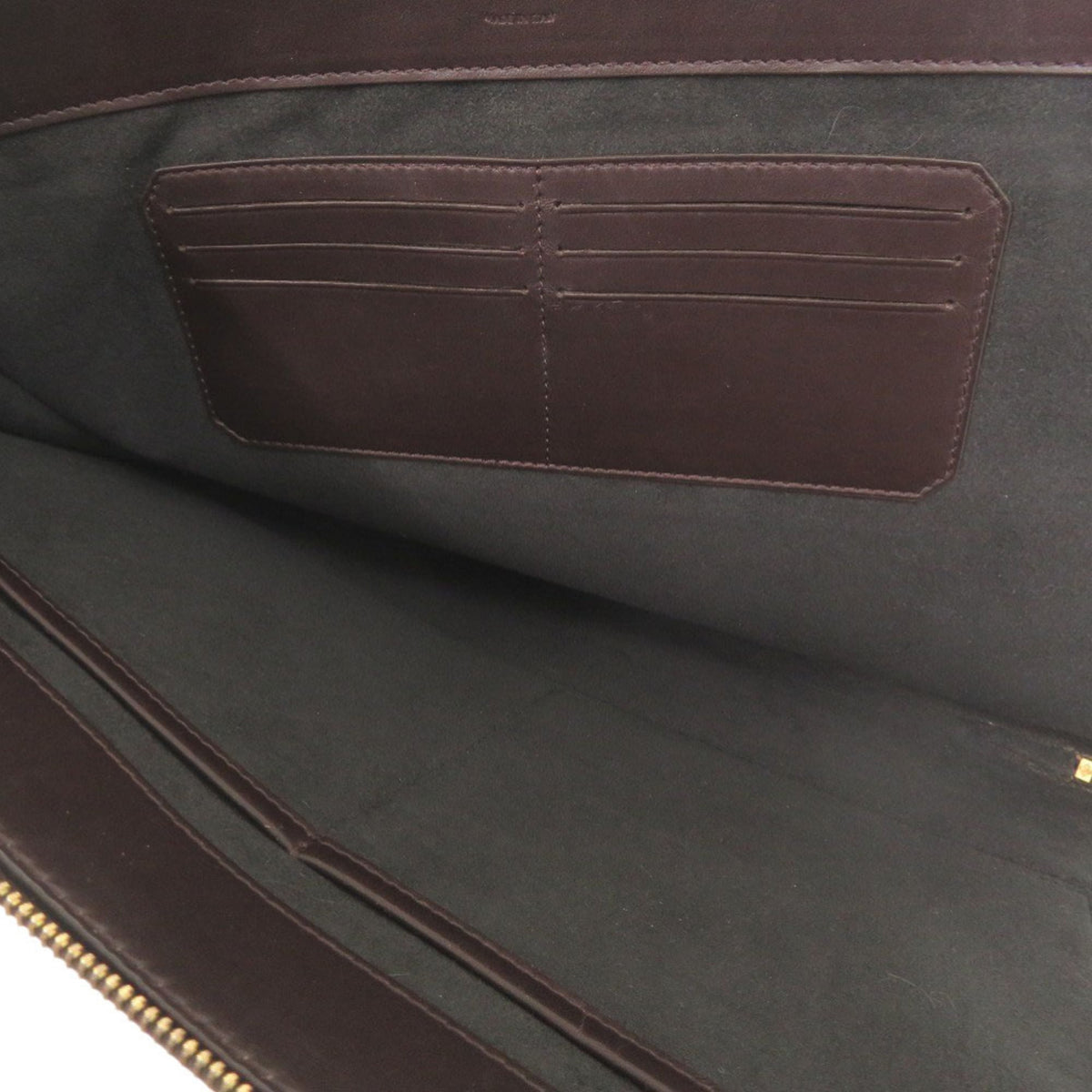 Dunhill Brown Leather Clutch Bag (Pre-Owned)