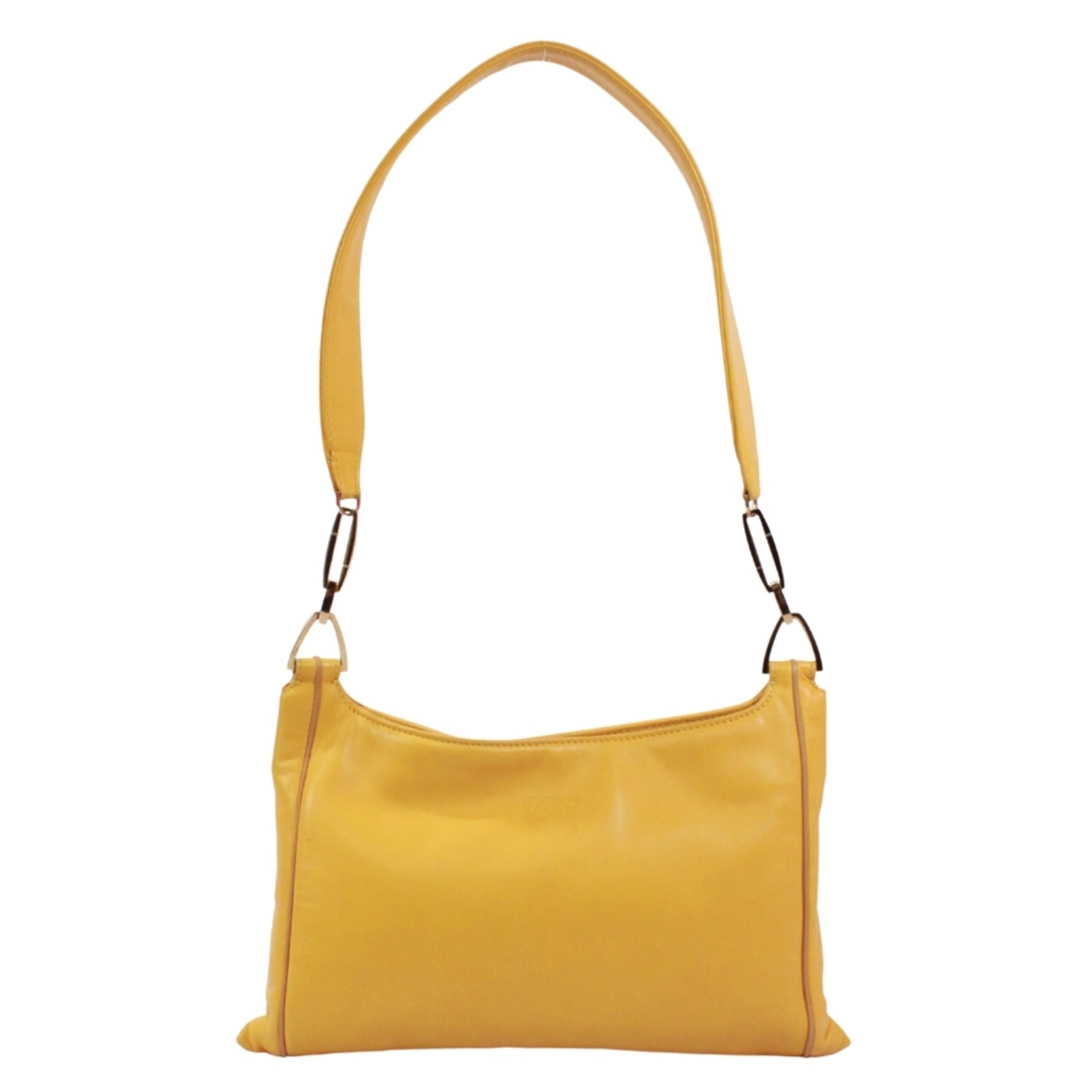 Loewe Yellow Leather Shoulder Bag (Pre-Owned)