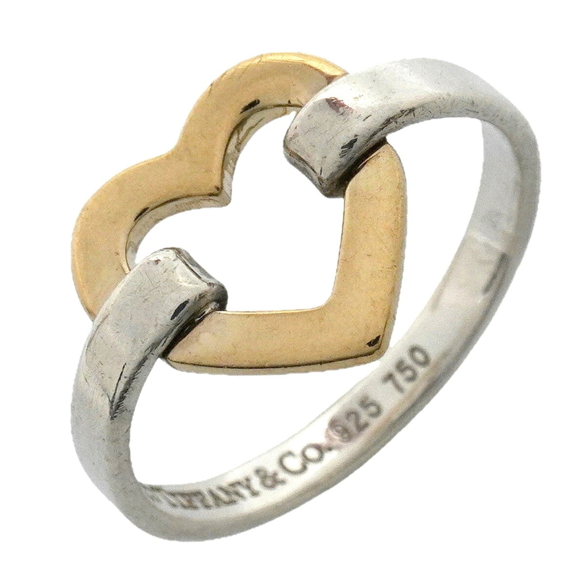 Tiffany Yellow Gold (18K) Silver 925 Band Ring (Pre-Owned)