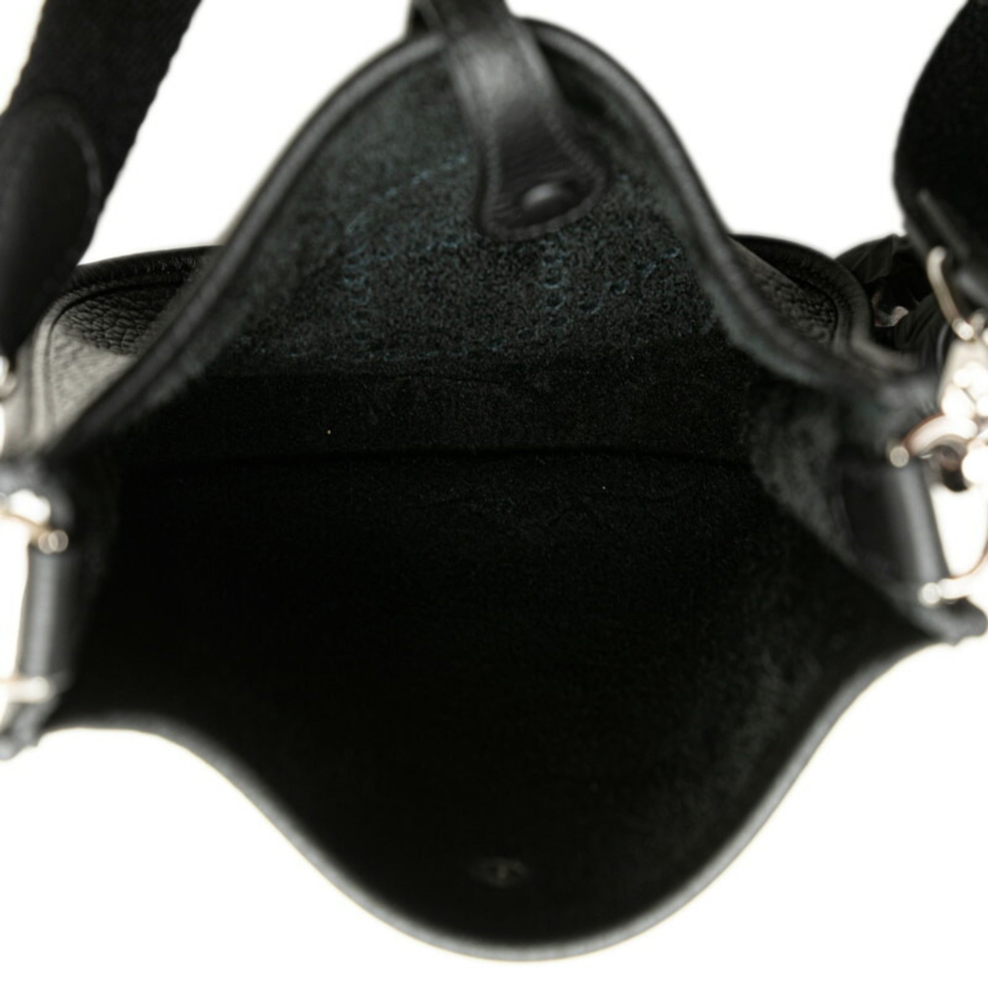 Hermes Evelyne Black Taurillon Clemence Leather Shoulder Bag (Pre-Owned)