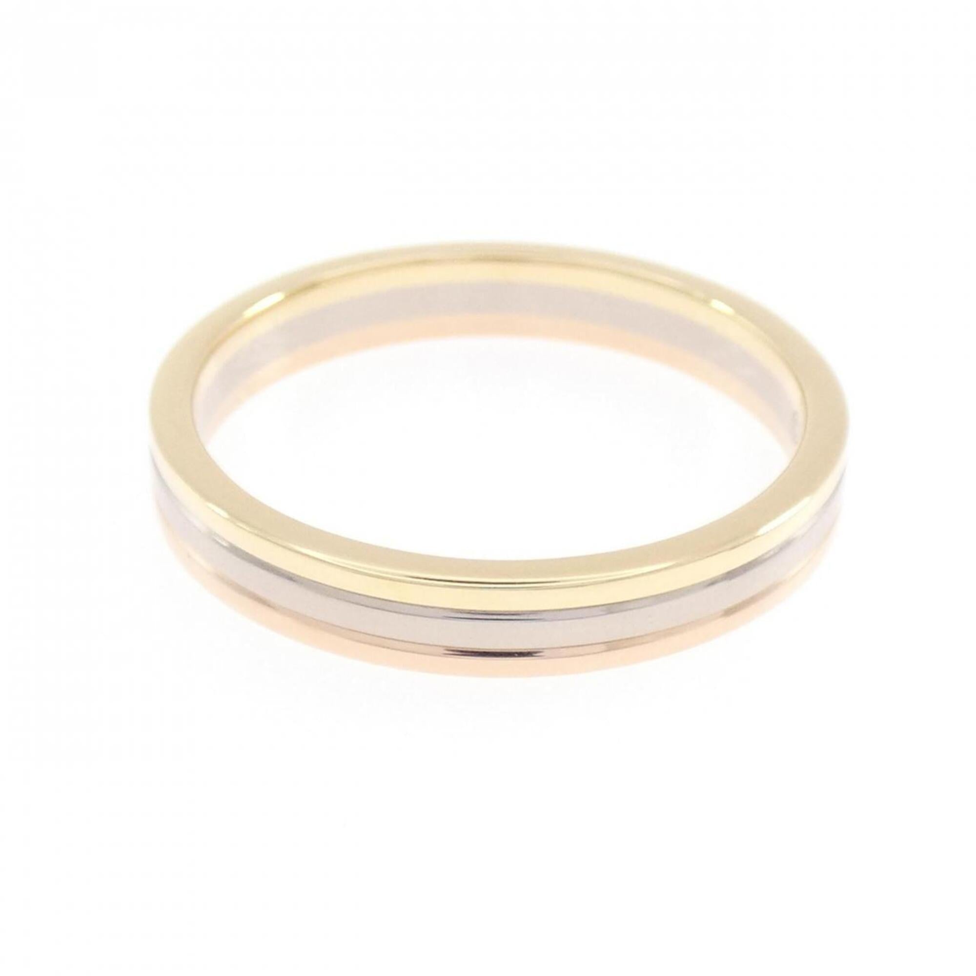 Cartier Pink Gold White Gold Yellow Gold Yellow Gold (18K) Pink Gold (18K) White Gold (18K) Band Ring (Pre-Owned)