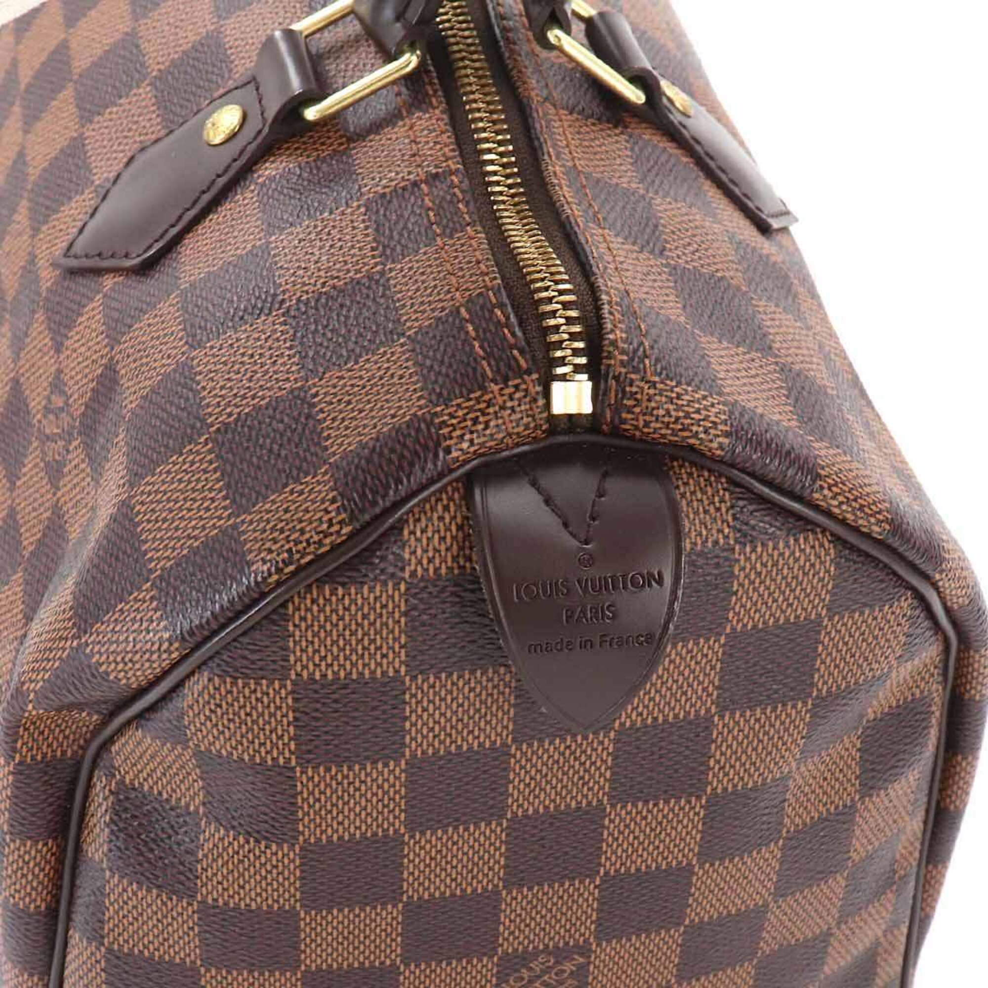 Louis Vuitton Brown Damier Canvas Ebene Damier Canvas Handbag (Pre-Owned)