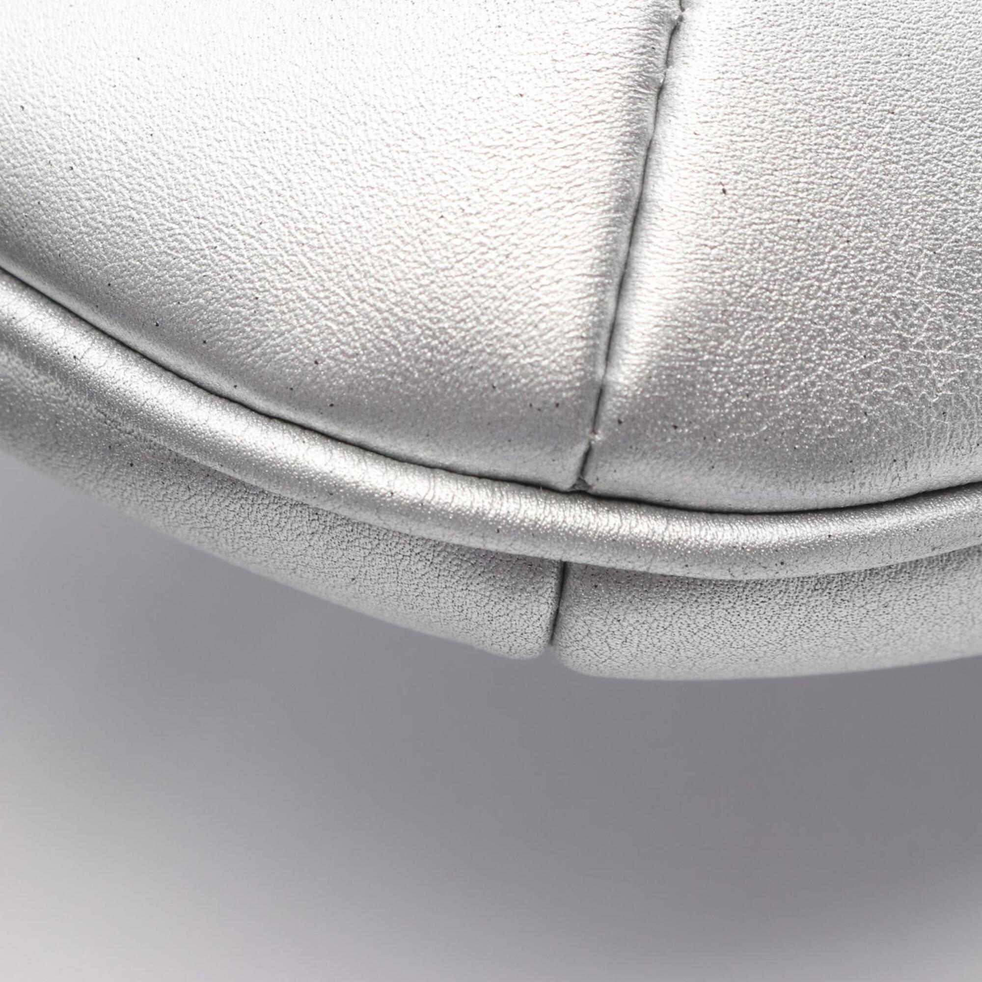 Balenciaga Silver Leather Handbag Shoulder Bag (Pre-Owned)