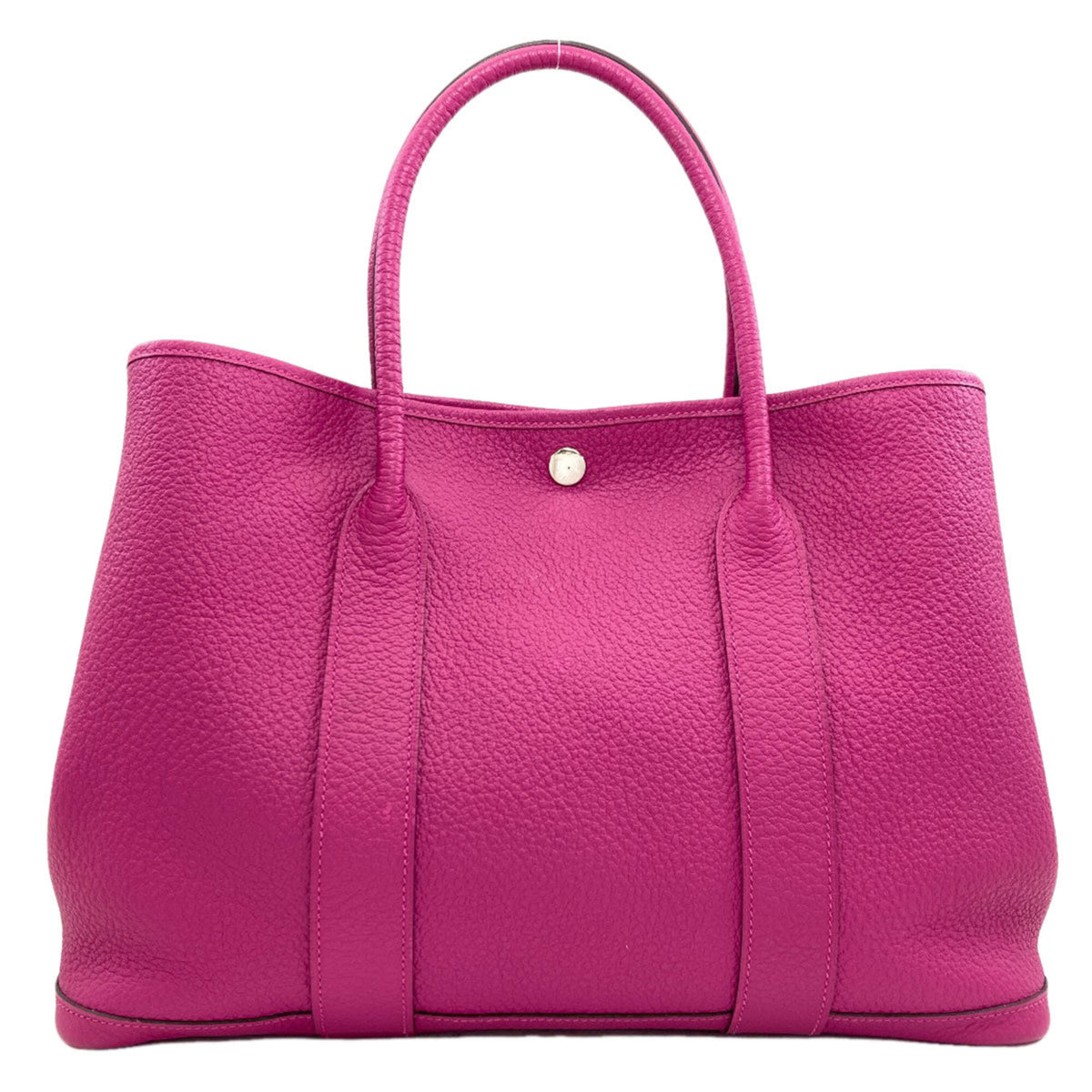 Hermes Pink Purple Negonda Leather Handbag (Pre-Owned)