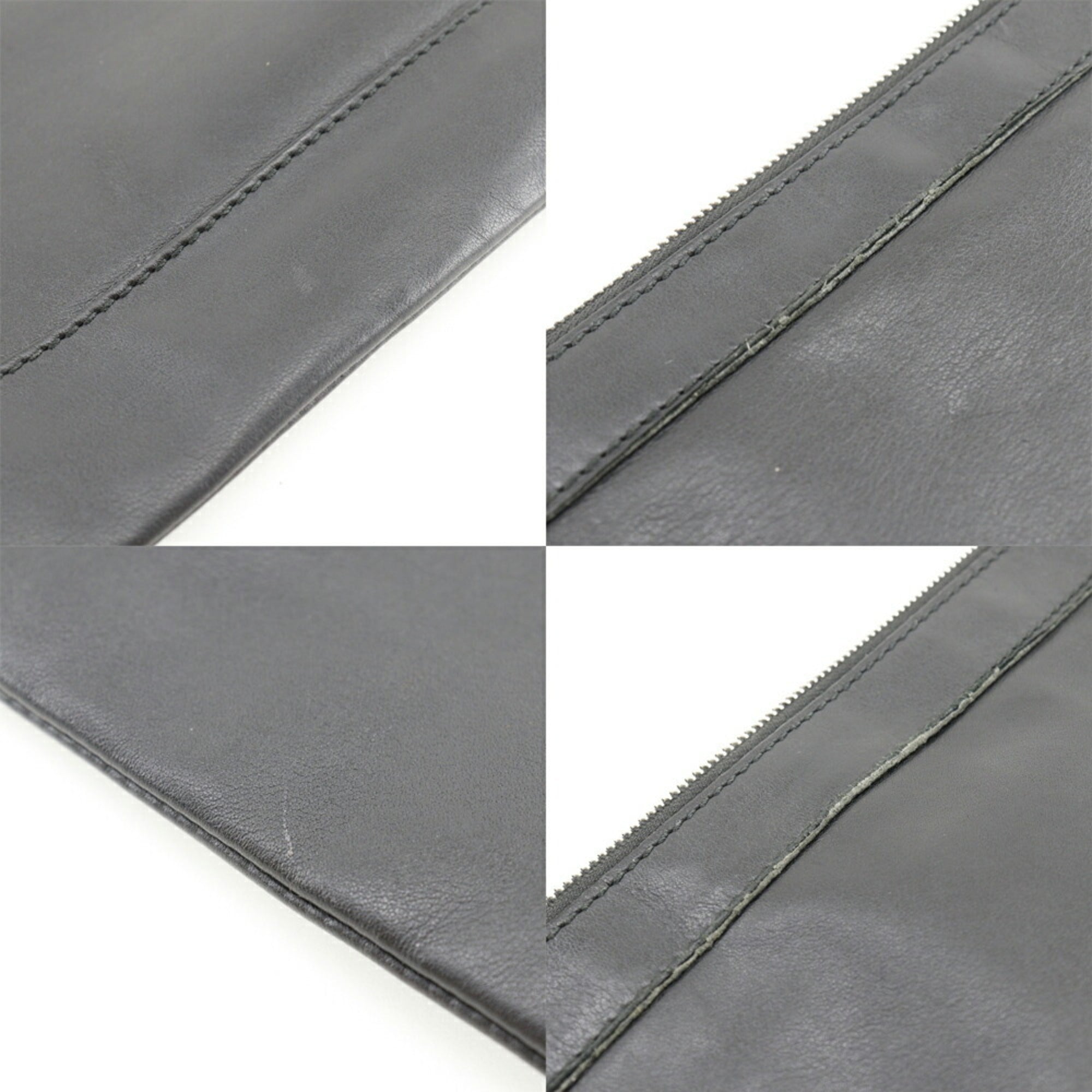 Balenciaga Black Suede Clutch Bag (Pre-Owned)