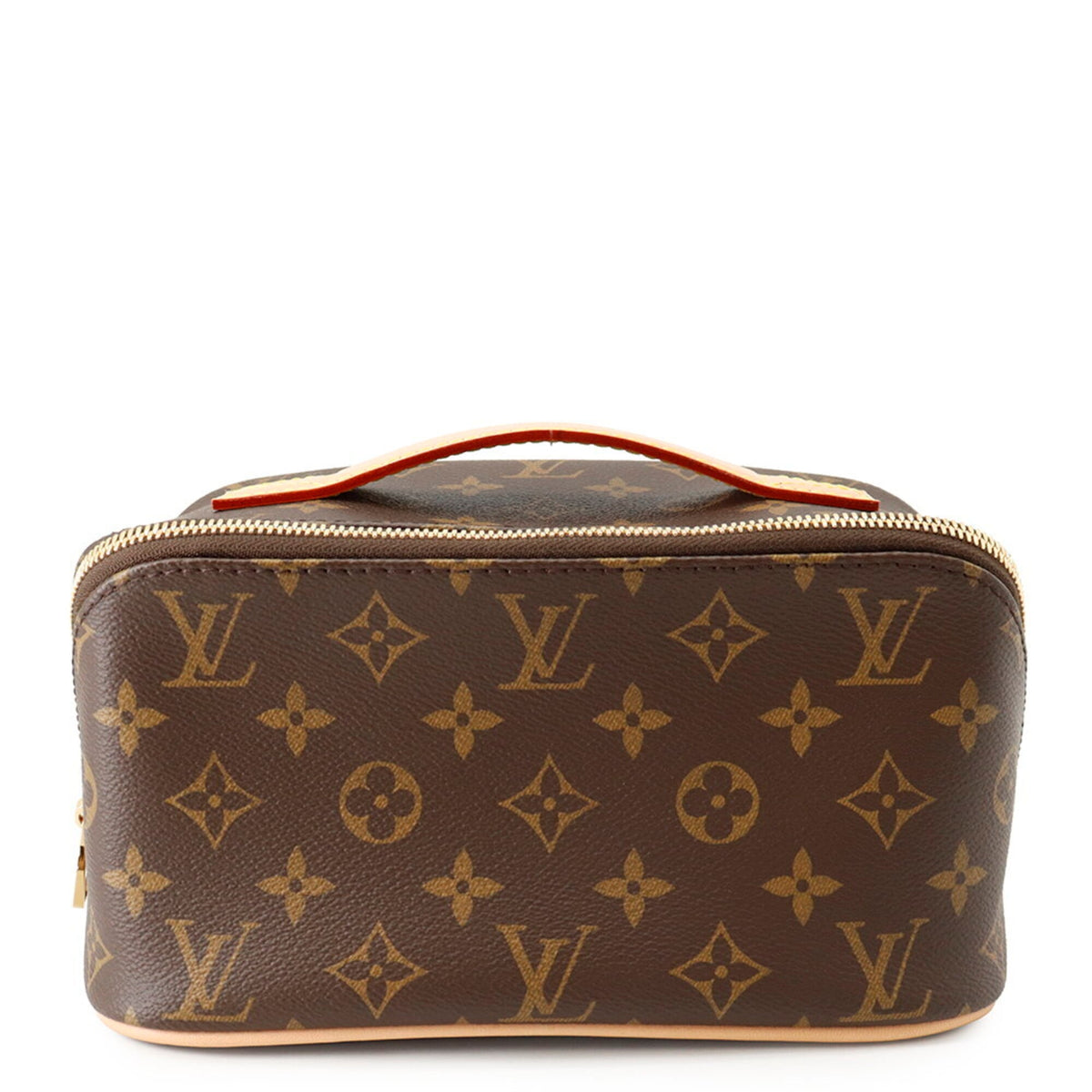 Louis Vuitton Beige Monogram Document Case Handbag Pouch (Pre-Owned)