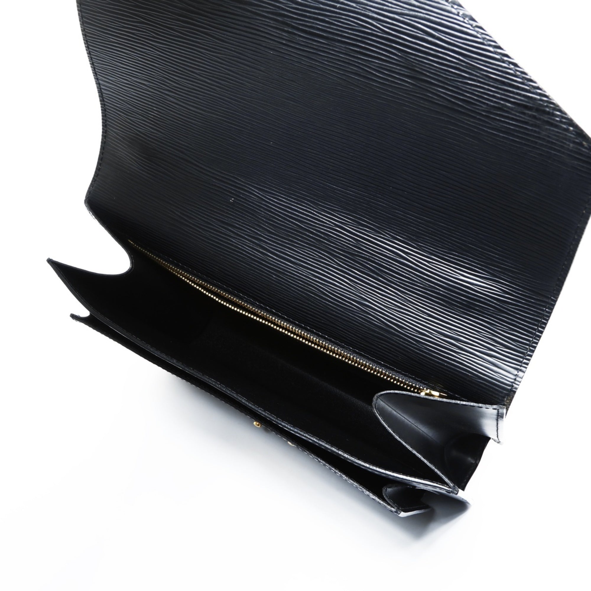 Louis Vuitton Epi Black Epi Leather Handbag (Pre-Owned)
