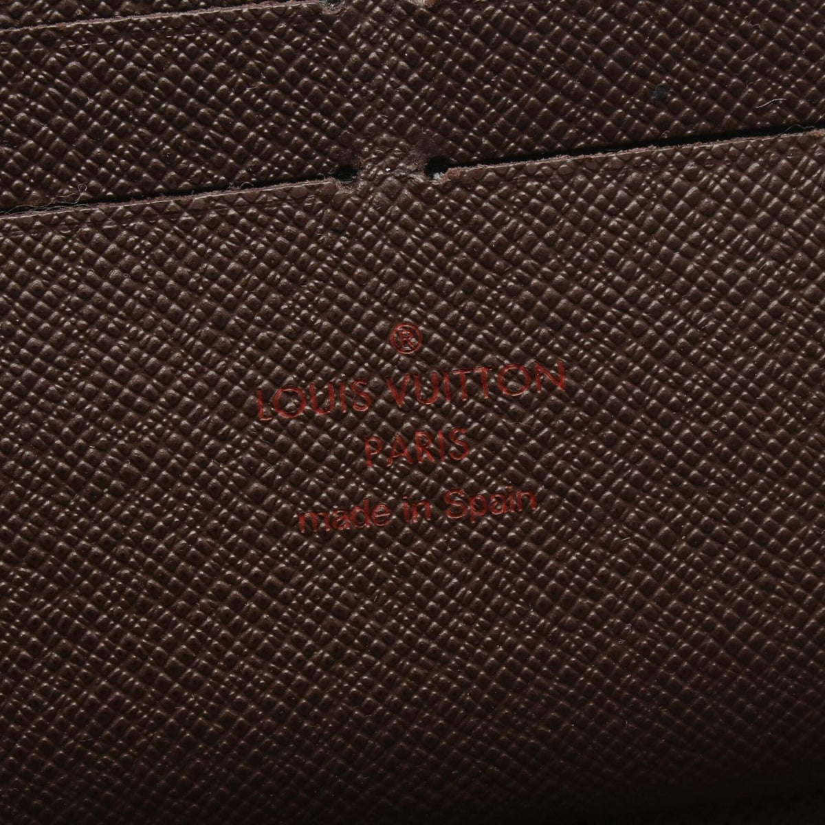 Louis Vuitton Brown Leather Pvc Long Wallet (Bi-Fold) (Pre-Owned)