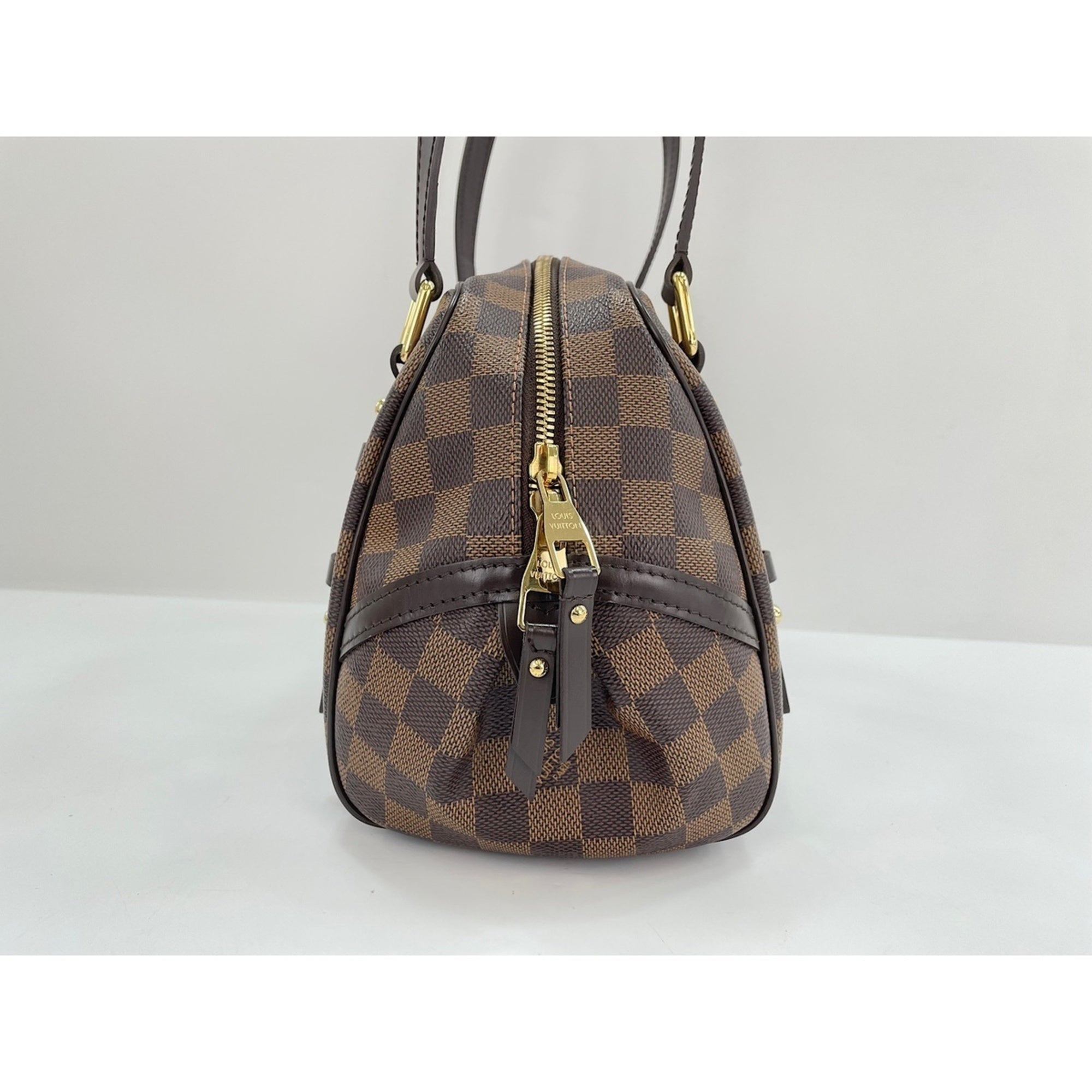 Louis Vuitton Brown Damier Canvas Handbag (Pre-Owned)