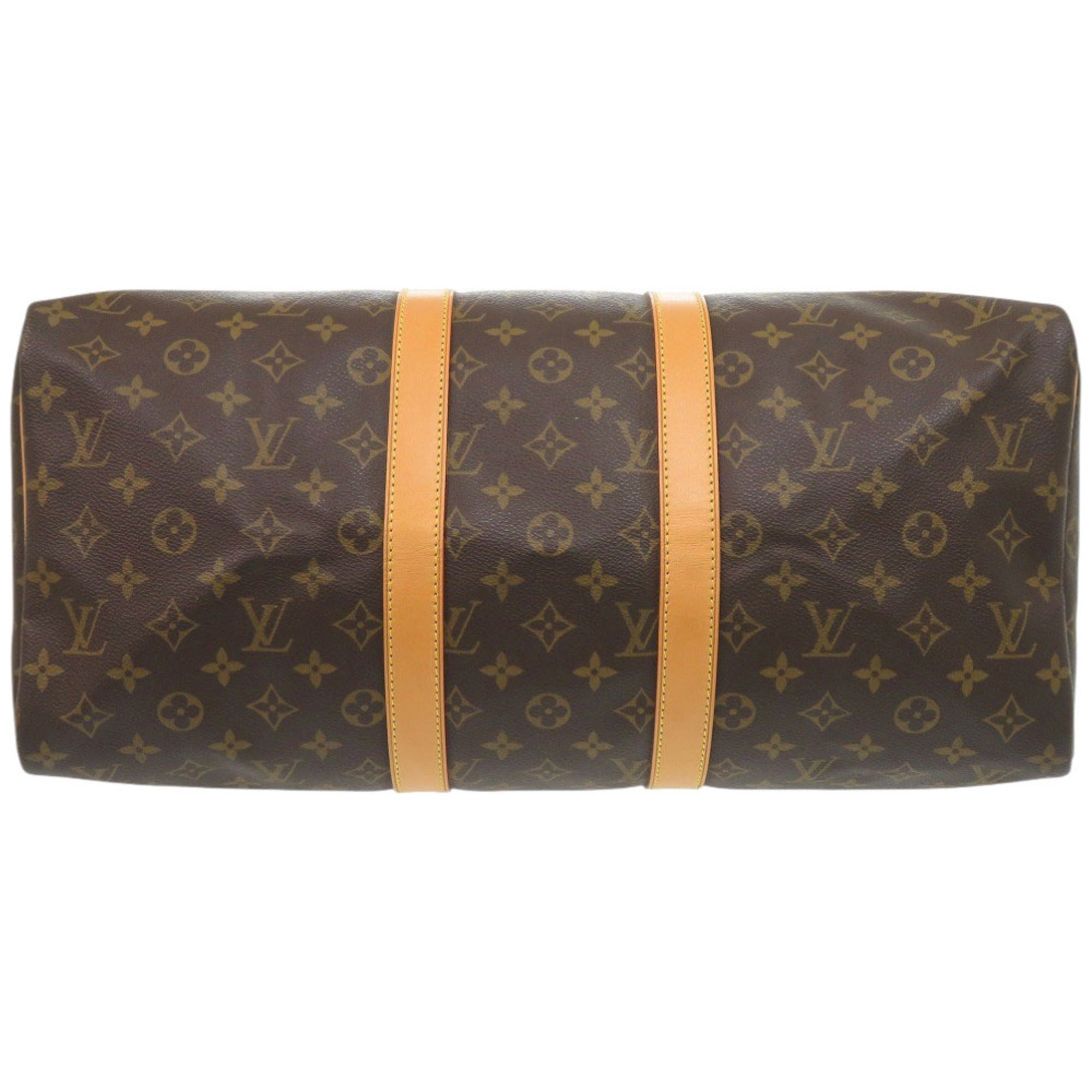 Louis Vuitton Brown Monogram Canvas Boston Bag (Pre-Owned)