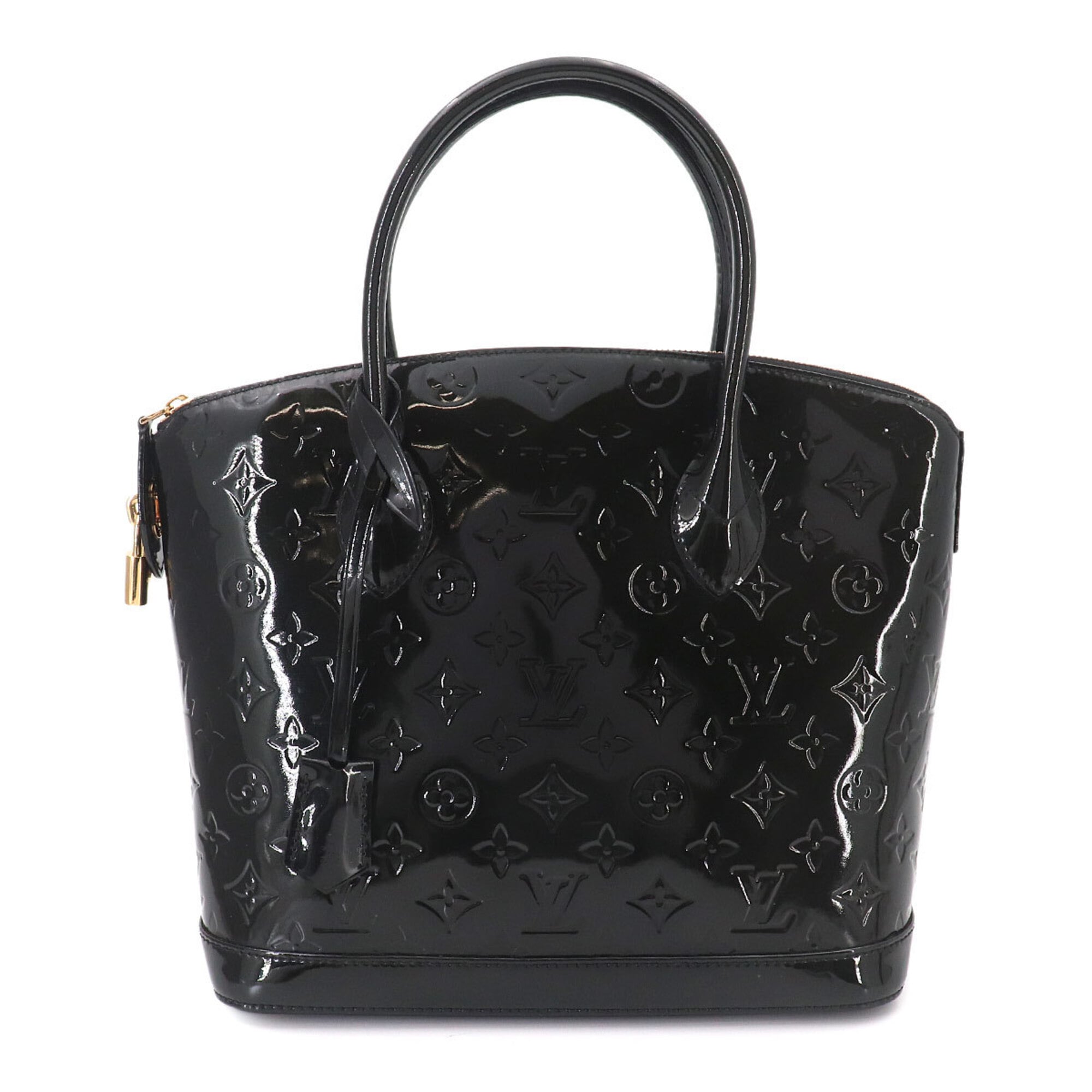 Louis Vuitton Noir Monogram Vernis Handbag (Pre-Owned)