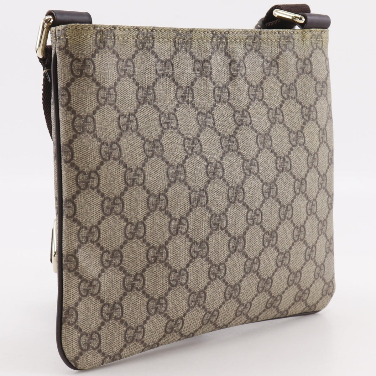 Gucci Brown Gg Supreme Shoulder Bag (Pre-Owned)