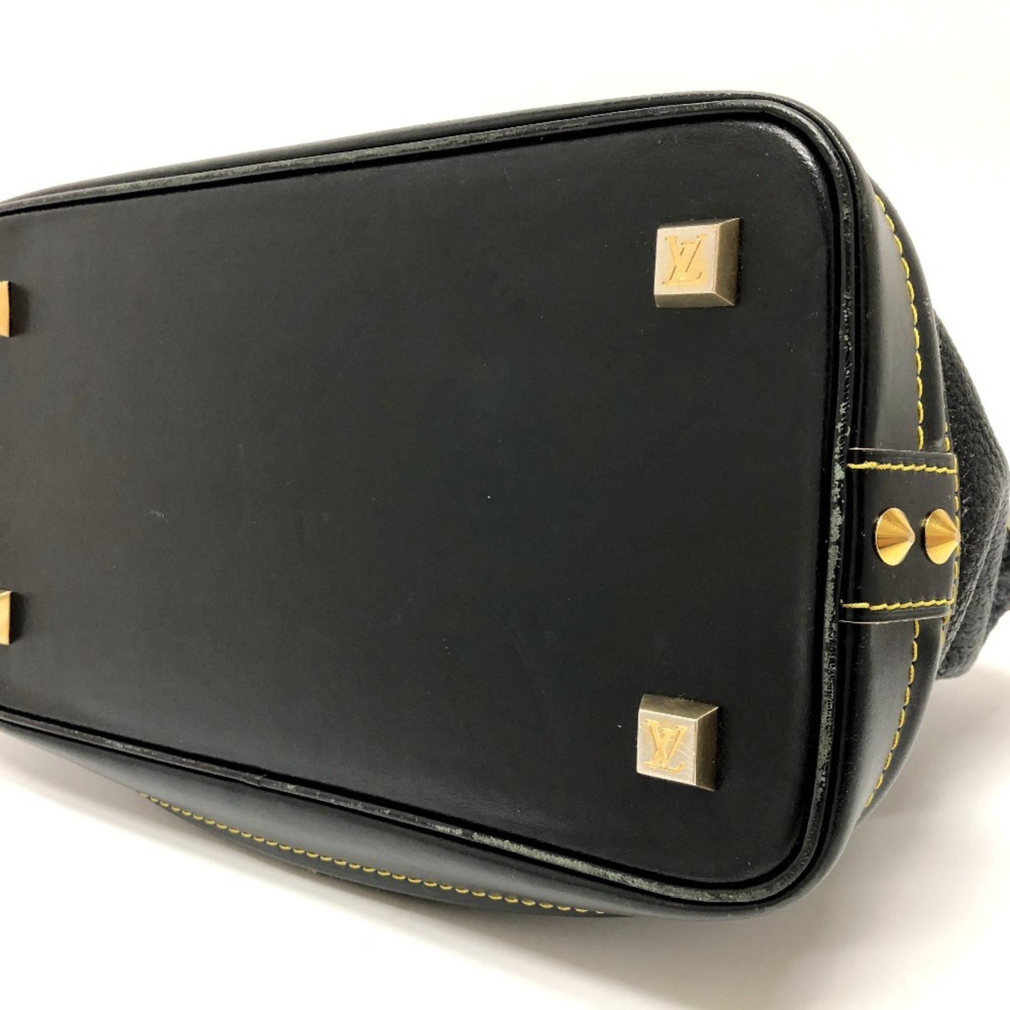 Louis Vuitton Black Suhali Leather Handbag Tote Bag (Pre-Owned)