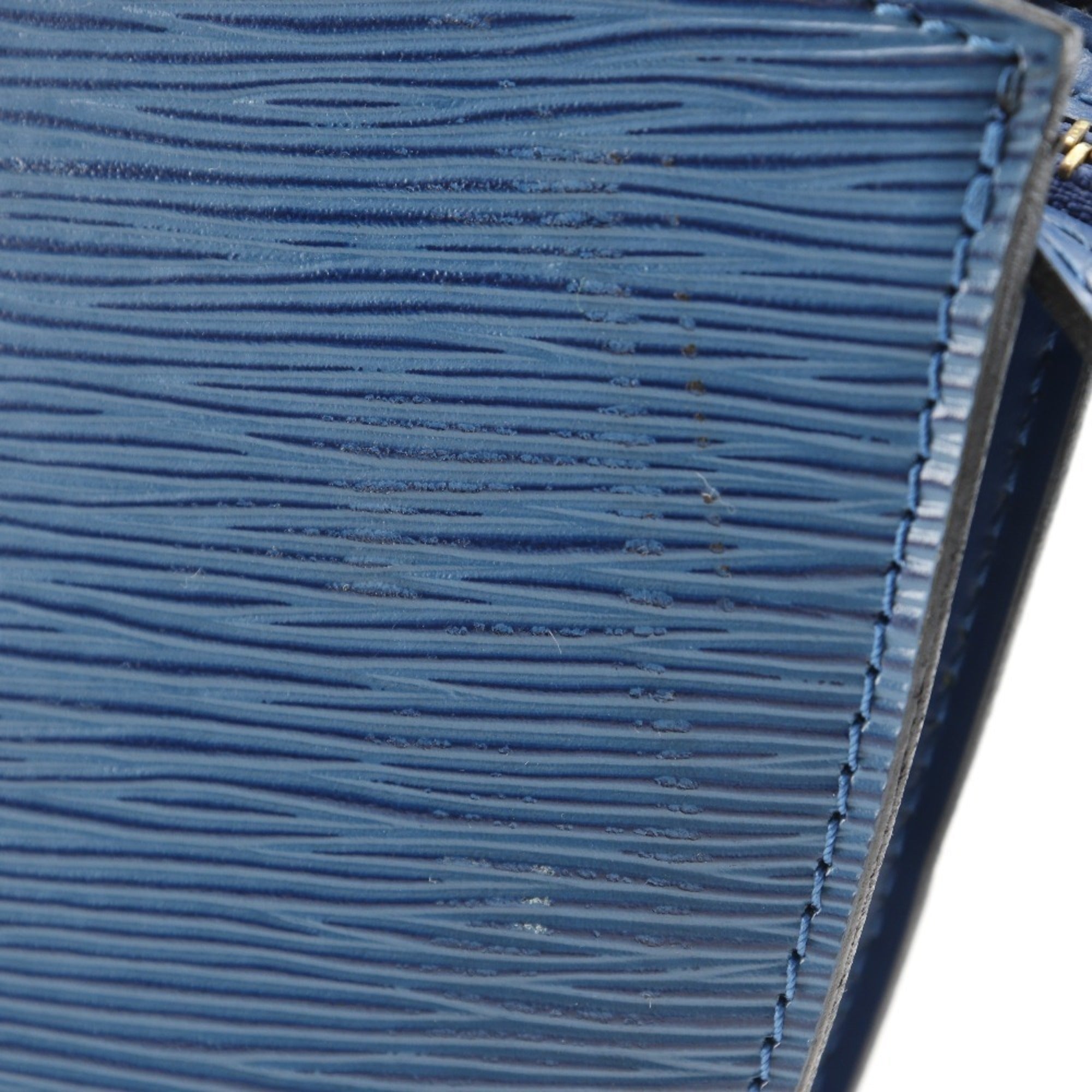 Louis Vuitton Epi Blue Toledo Blue Epi Leather Handbag (Pre-Owned)