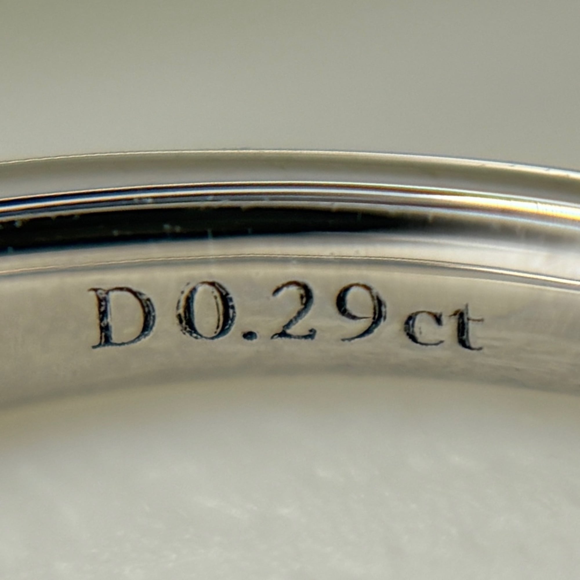 Tiffany Platinum 950 Band Ring (Pre-Owned)