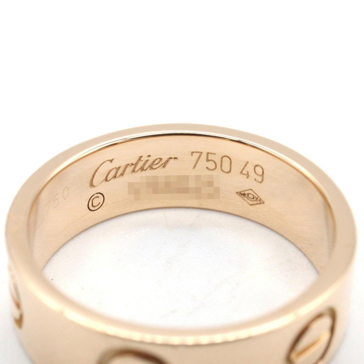 Cartier Gold Pink Gold (18K) Band Ring (Pre-Owned)