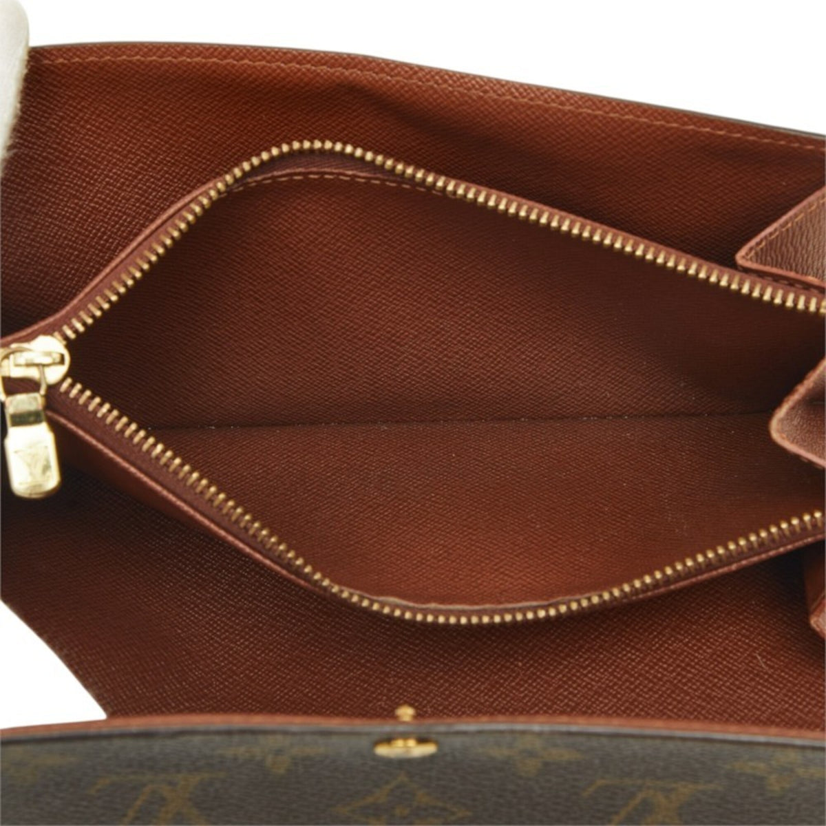 Louis Vuitton Brown Pvc Long Wallet (Bi-Fold) (Pre-Owned)