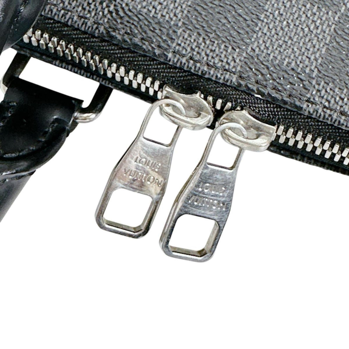 Louis Vuitton Black Damier Graphite Briefcase (Pre-Owned)