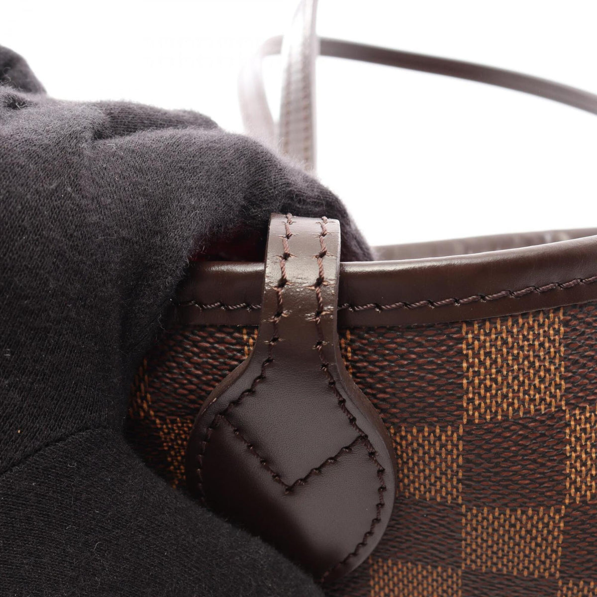 Louis Vuitton Brown Ebene Coated Canvas Pvc Damier Canvas Leather Handbag Tote Bag (Pre-Owned)