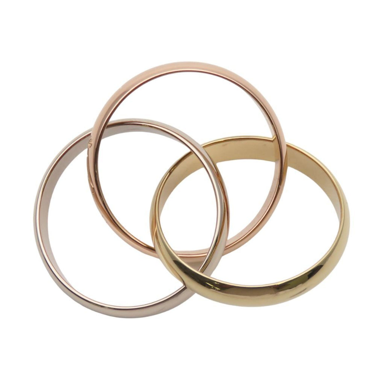 Cartier Gold Silver Pink Gold Yellow Gold (18K) Pink Gold (18K) White Gold (18K) Band Ring (Pre-Owned)