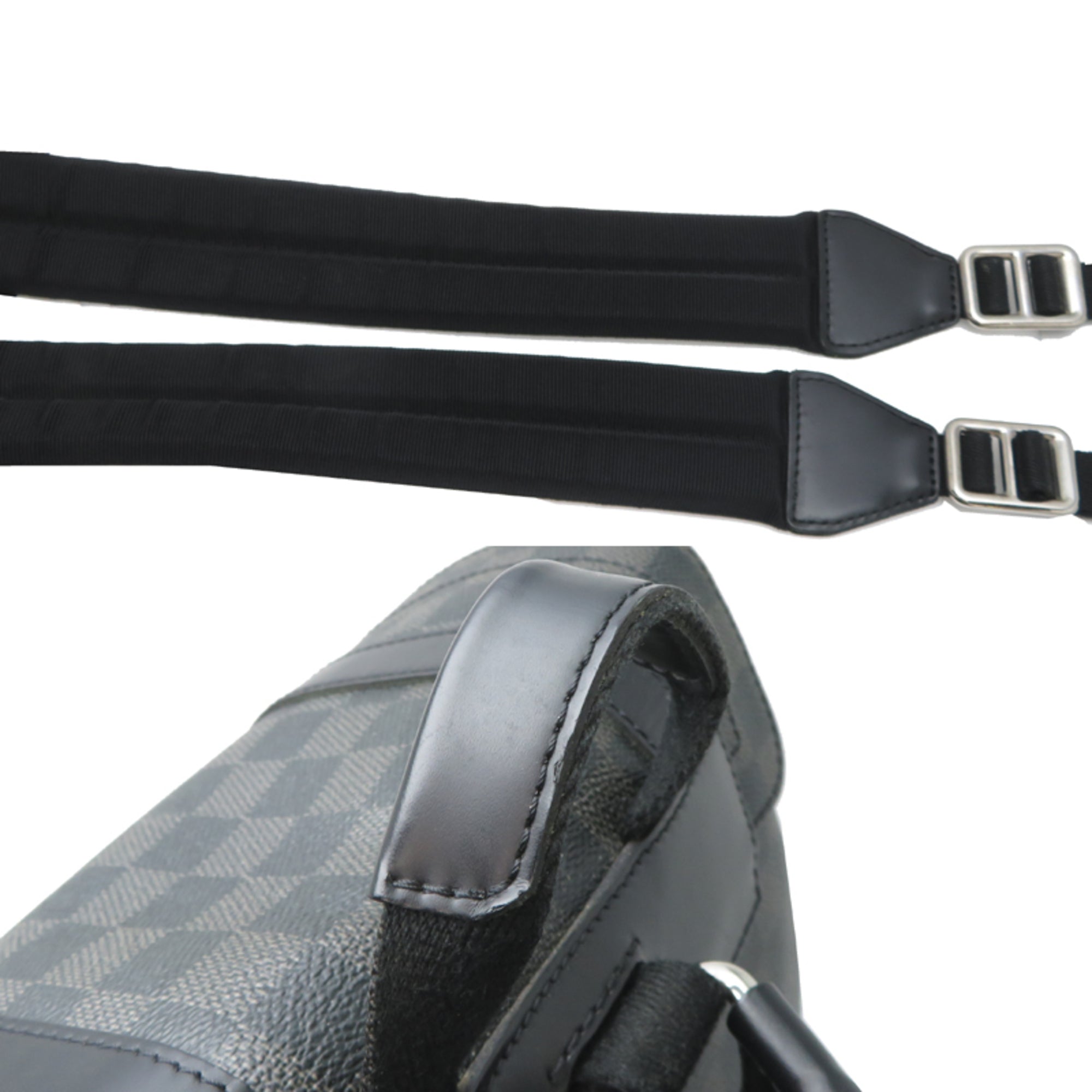 Louis Vuitton Black Damier Graphite Backpack (Pre-Owned)