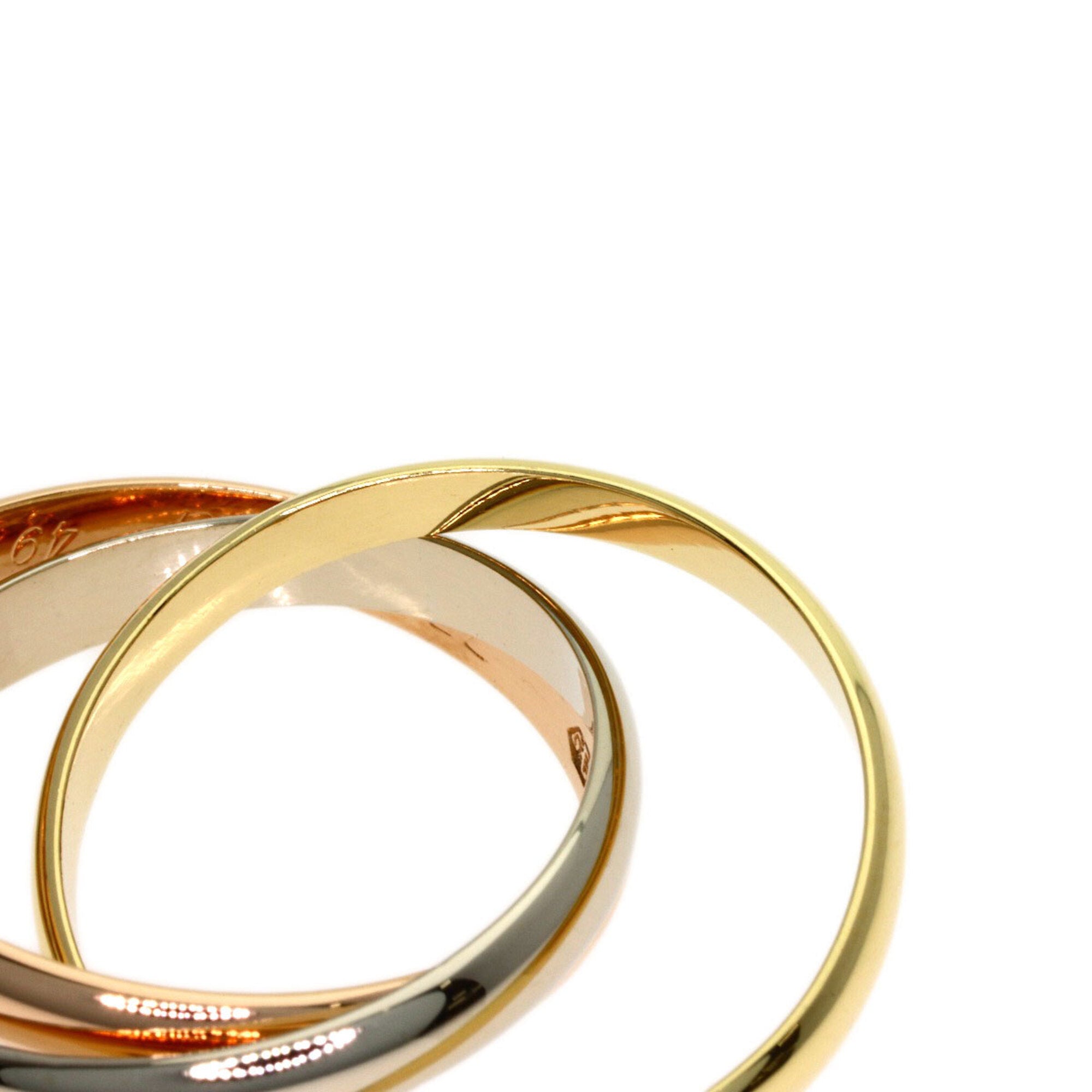 Cartier Yellow Gold (18K) Pink Gold (18K) White Gold (18K) Band Ring (Pre-Owned)