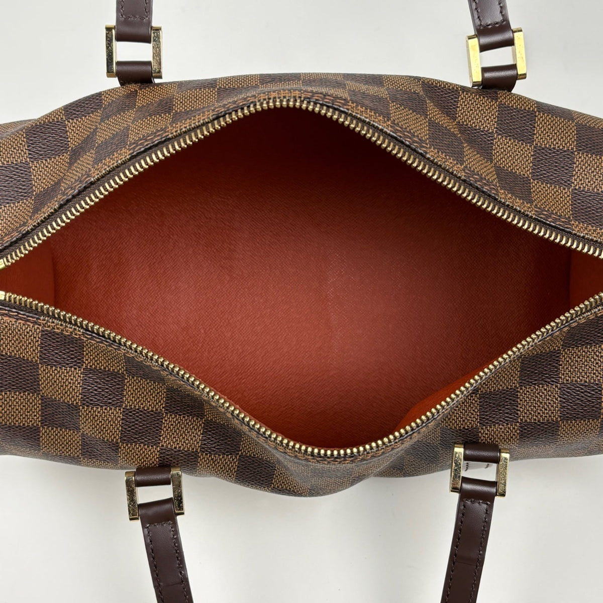 Louis Vuitton Brown Damier Canvas Handbag (Pre-Owned)