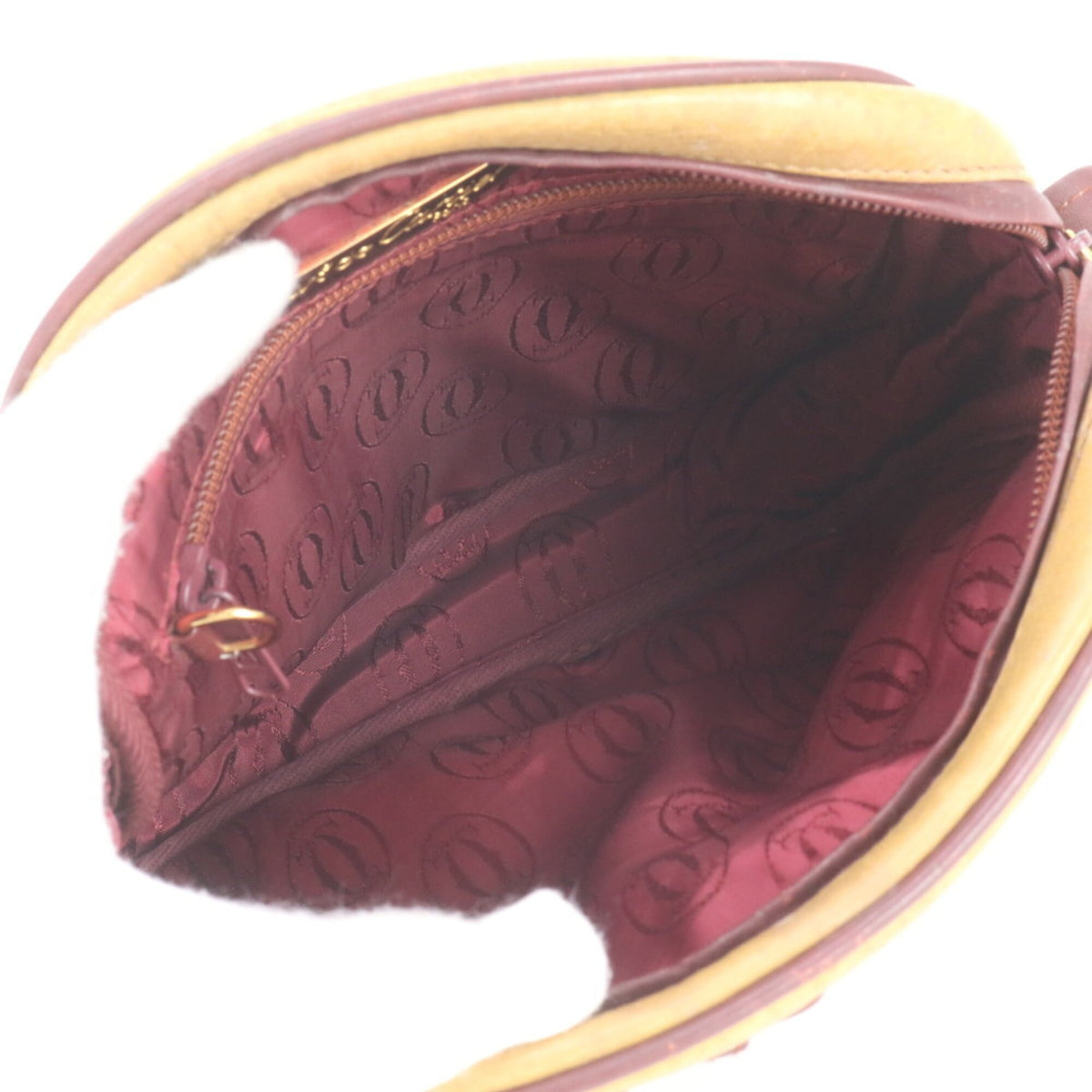 Cartier Brown Leather Crossbody Bag Shoulder Bag (Pre-Owned)