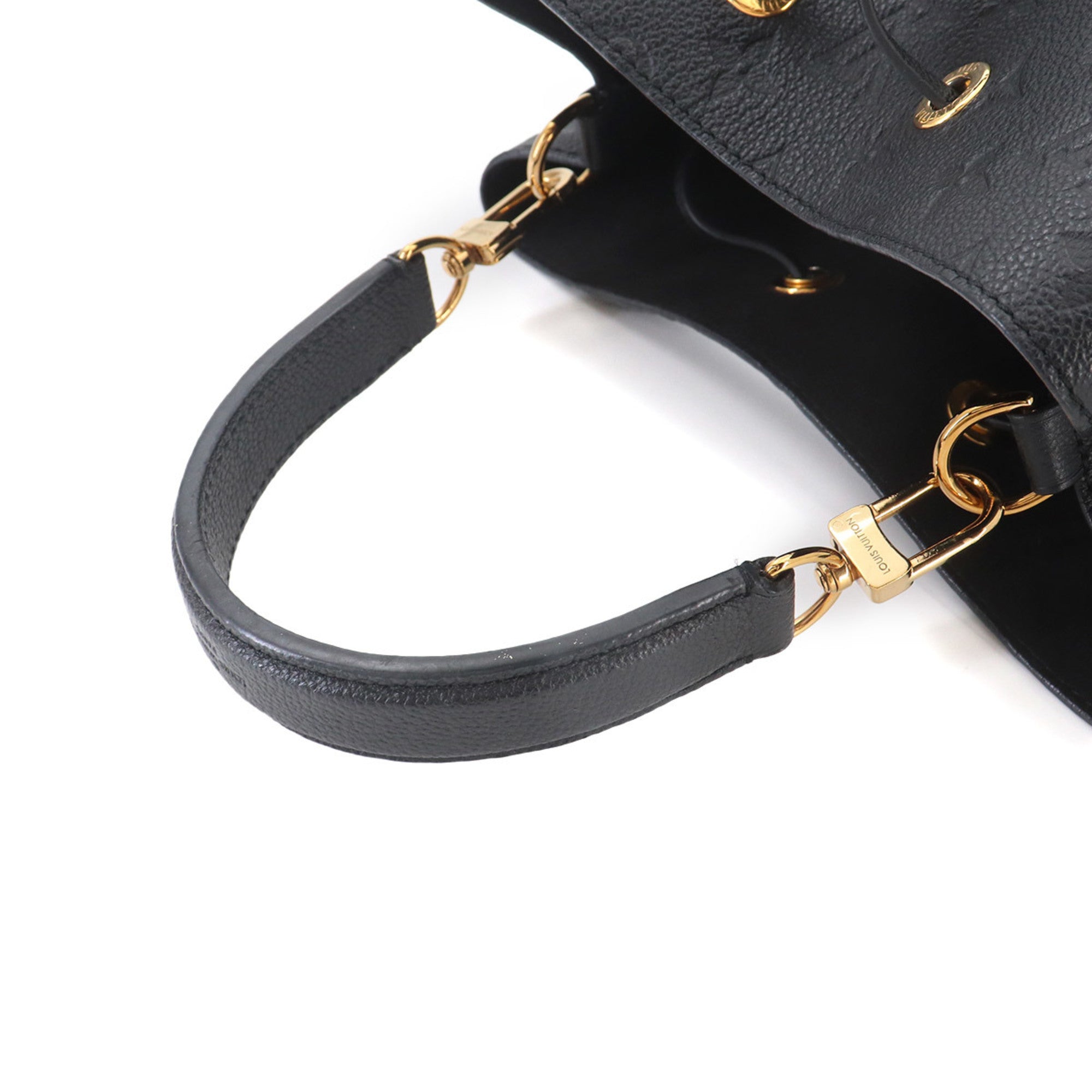 Louis Vuitton Black Monogram Empreinte Handbag Shoulder Bag (Pre-Owned)