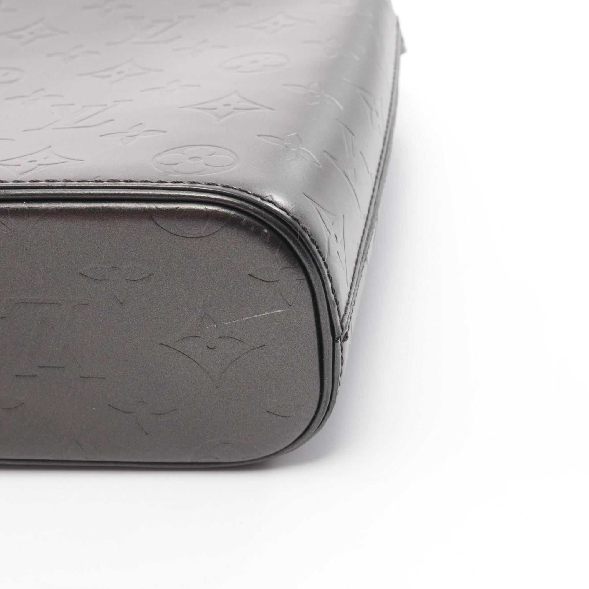 Louis Vuitton Monogram Mat Black Handbag Shoulder Bag (Pre-Owned)